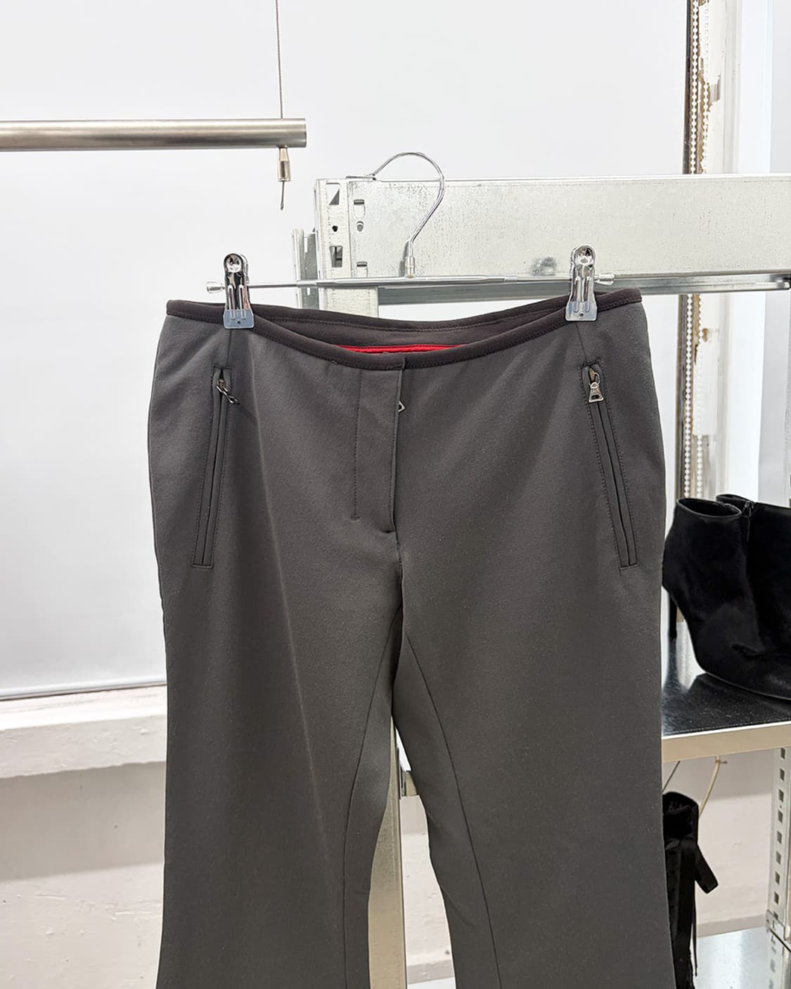 00s 프라다 스포츠 테크니컬 부츠컷 팬츠 상품이미지3