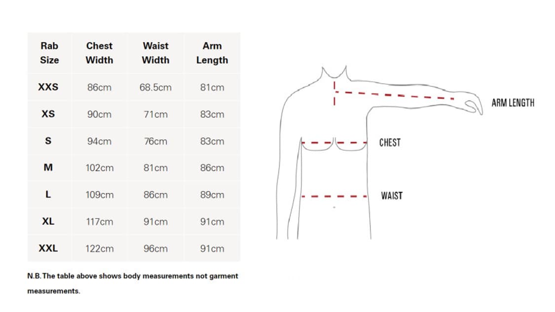 Rab 인피니티 마이크로라이트 다운자켓 S 상품이미지5