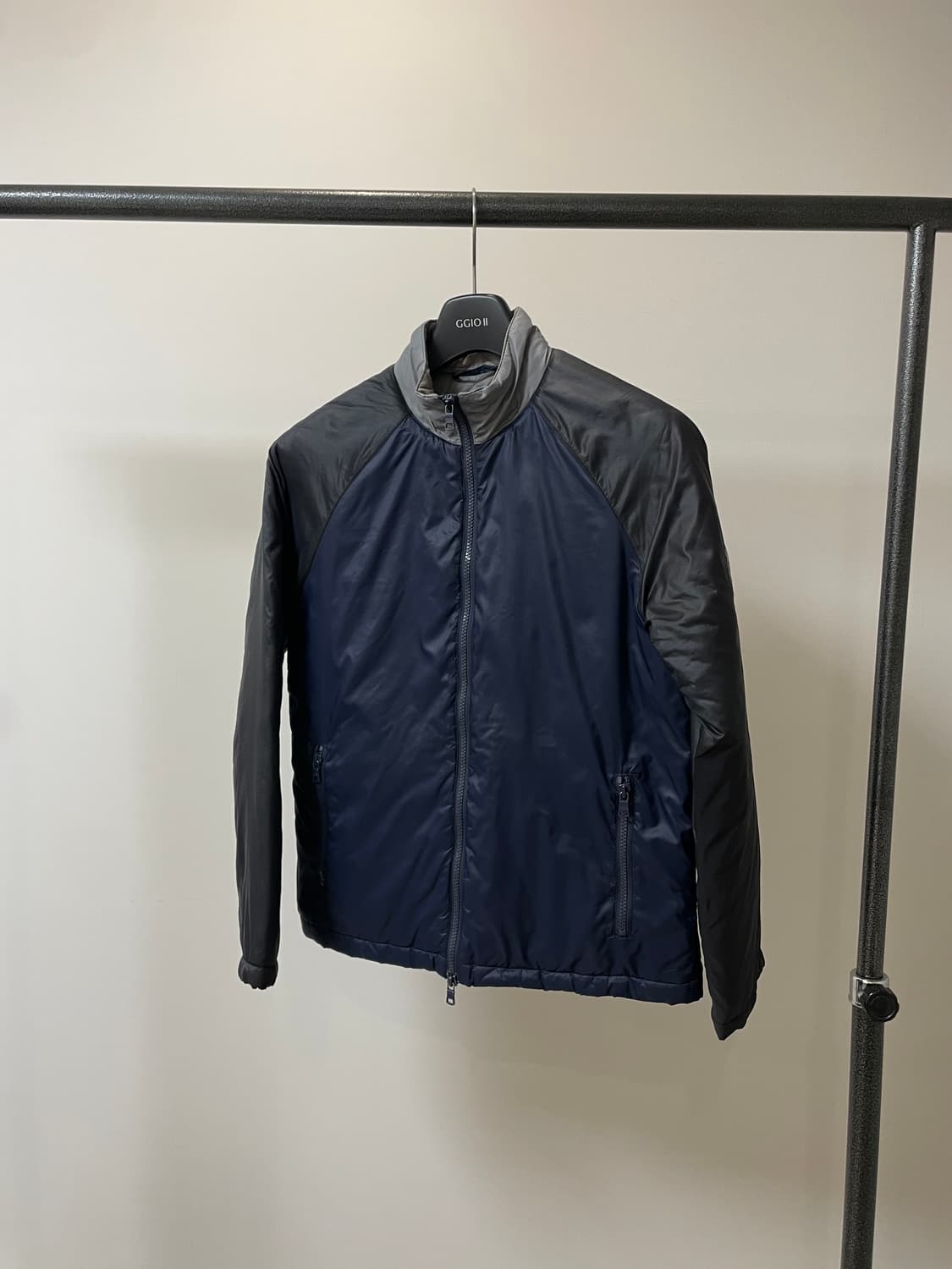 (S) ax 아르마니 익스체인지 배색 투웨이 경량 패딩 상품이미지2