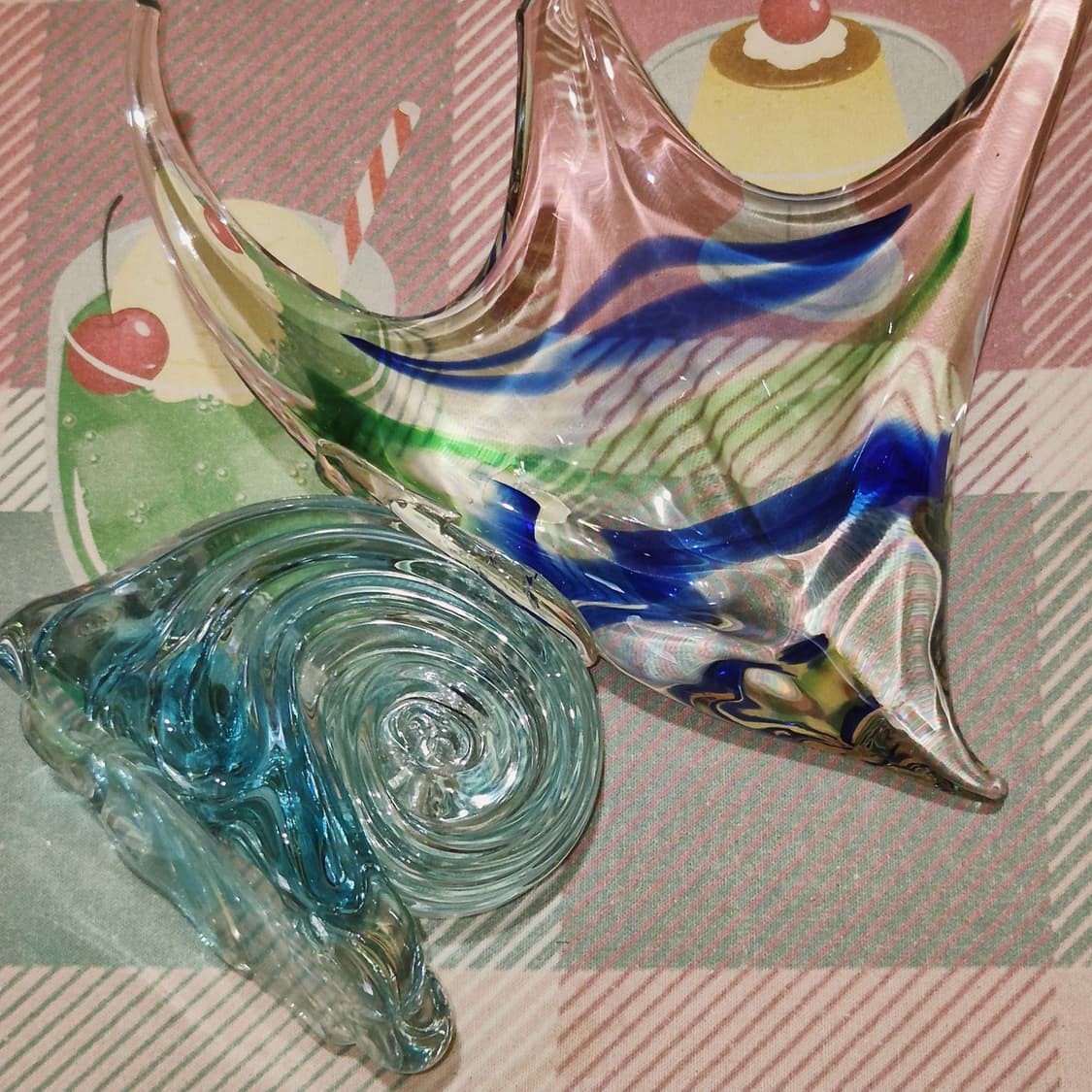 70s 멀티글라스 엔젤피쉬 특대형 오브제 상품이미지6