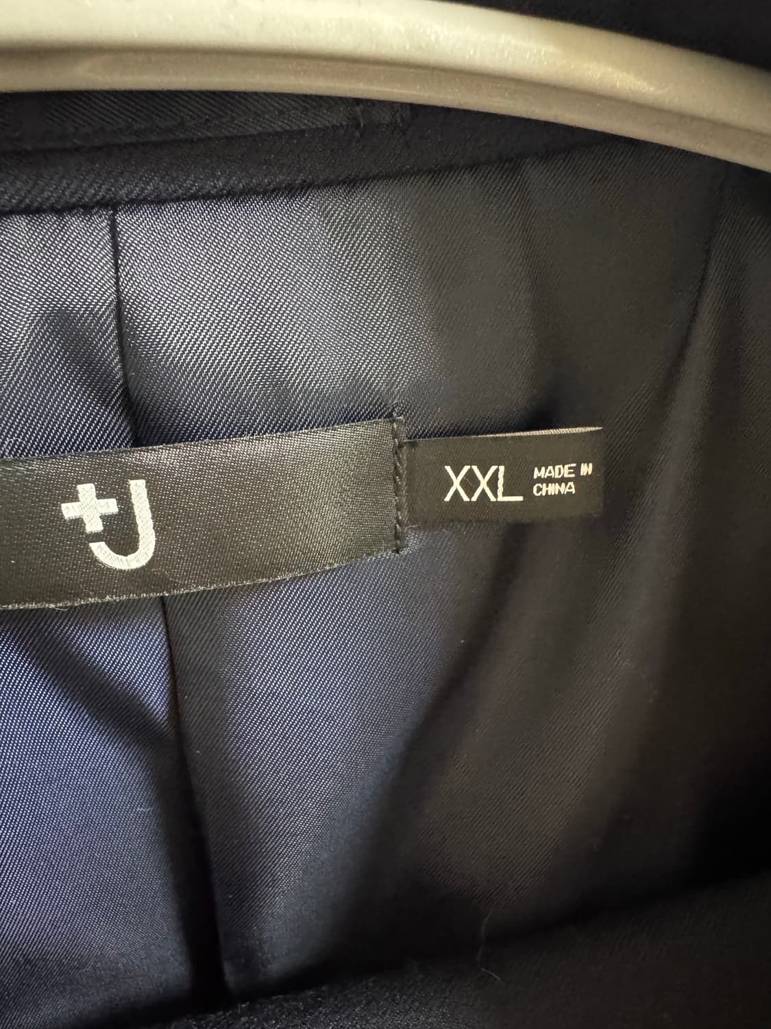 [XXL/85] 유니클로 +J 울 재킷 & 팬츠 셋업 (네이비/울100) 상품이미지4