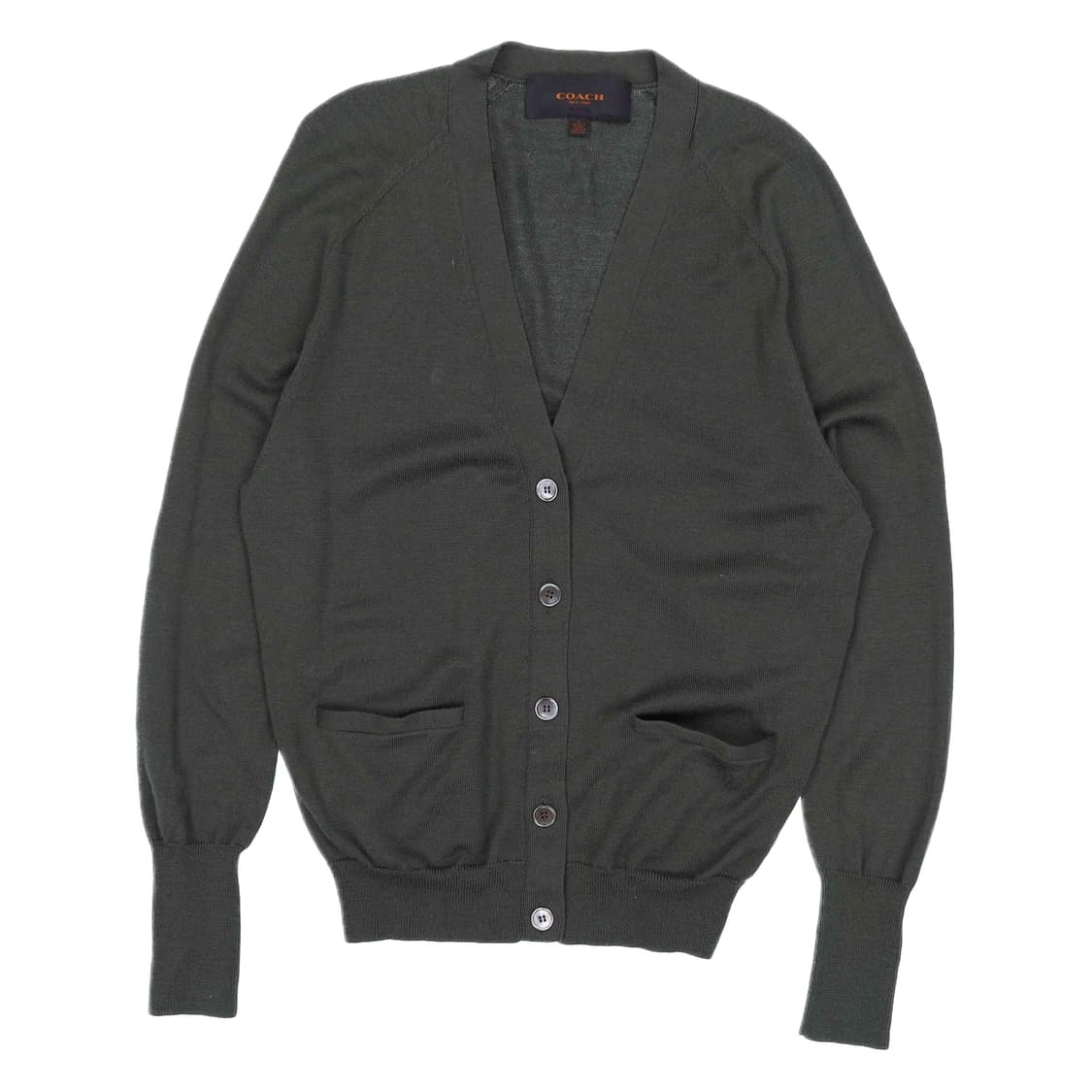 [S] 코치 여성 메리노울 엘보패치 니트 가디건 자켓 N6850 상품이미지1
