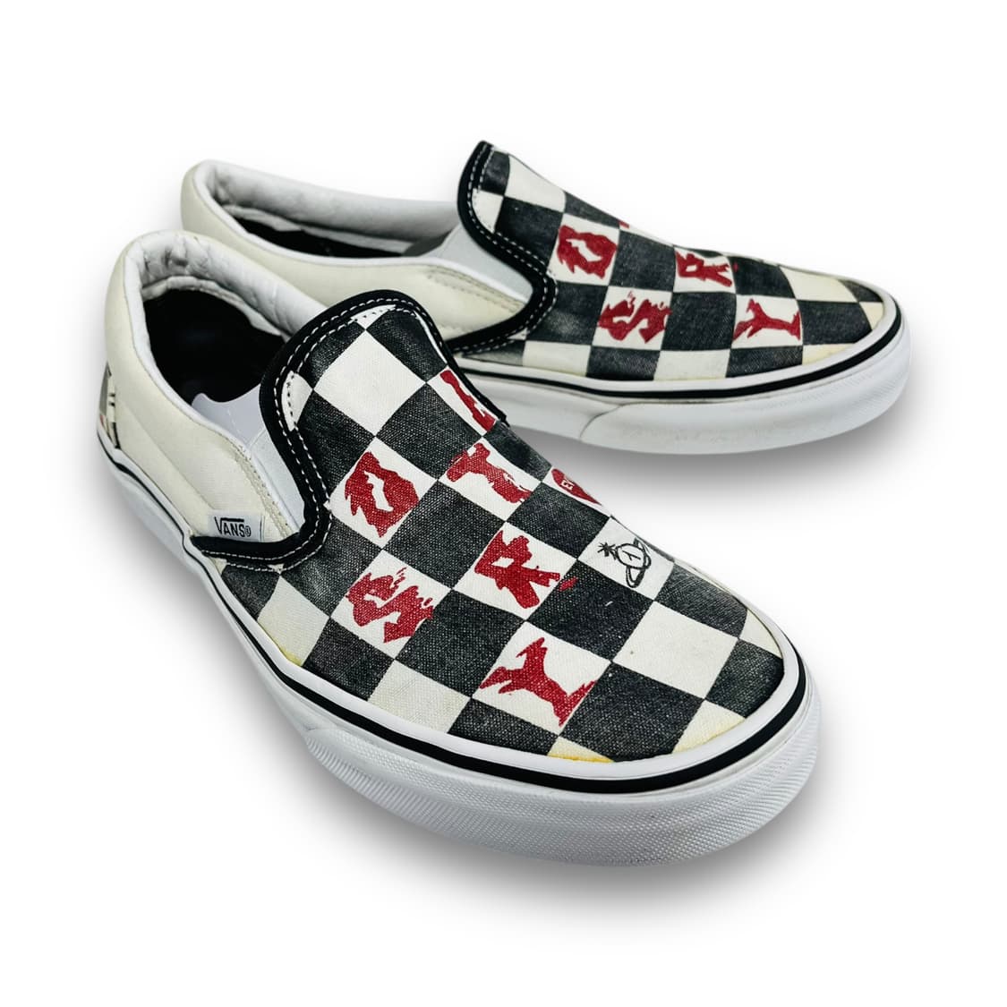 반스 x 비비안 웨스트우드 체커보드 패턴 슬립온 상품이미지7