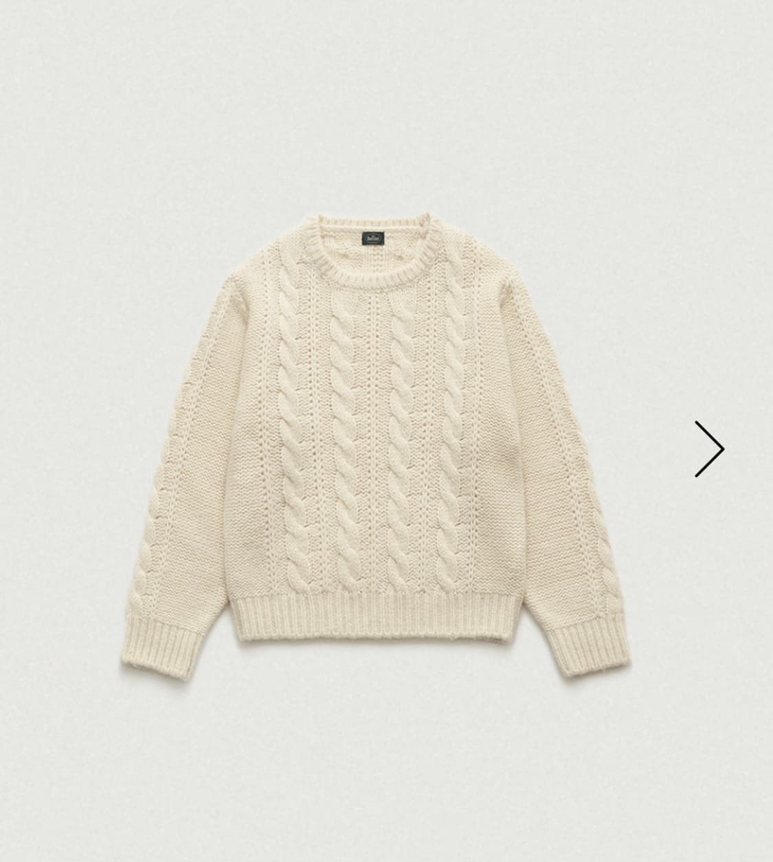 더바넷 Pope Cable Knit Sweater 상품이미지2