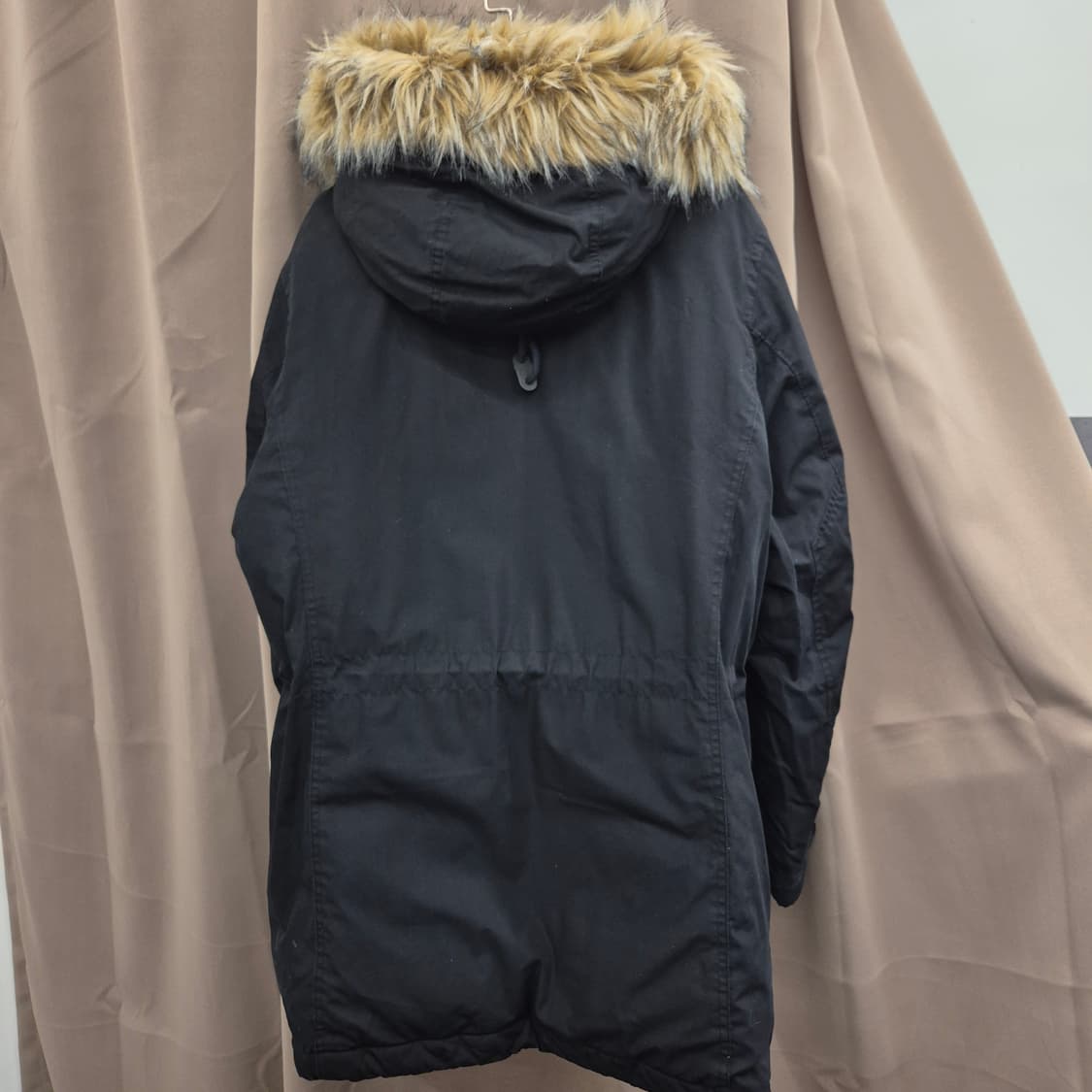 내셔널지오그래픽 블랙 야상 패딩 S/90 상품이미지3