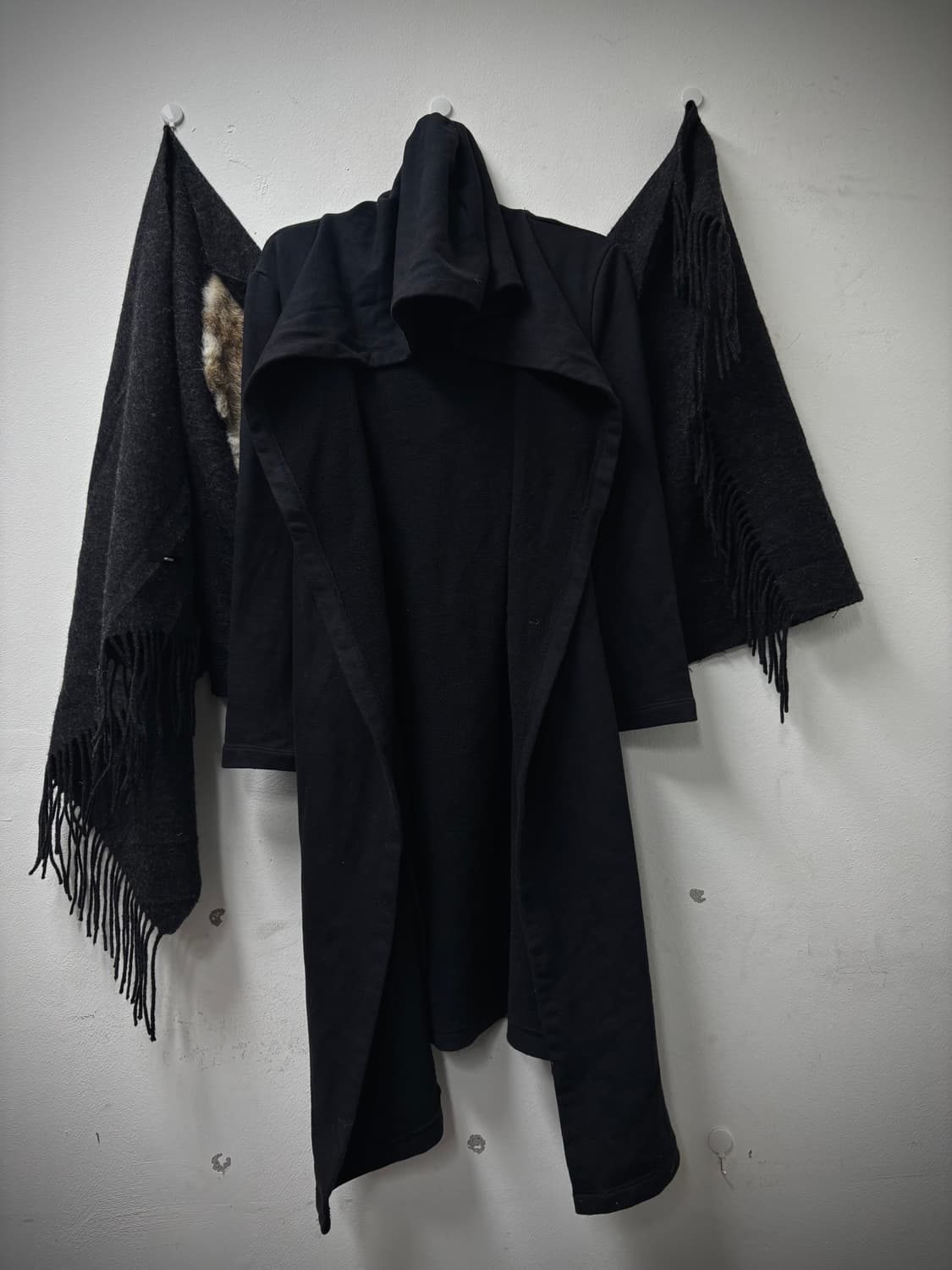 “Forever21” V-Kei Black Draped Cardigan 상품이미지4