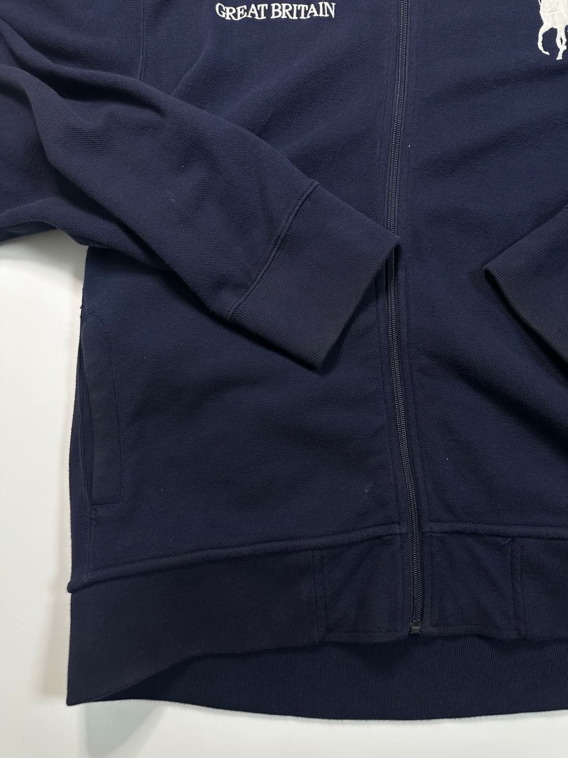 폴로 빅포니 브리튼 집업 네이비 상품이미지4