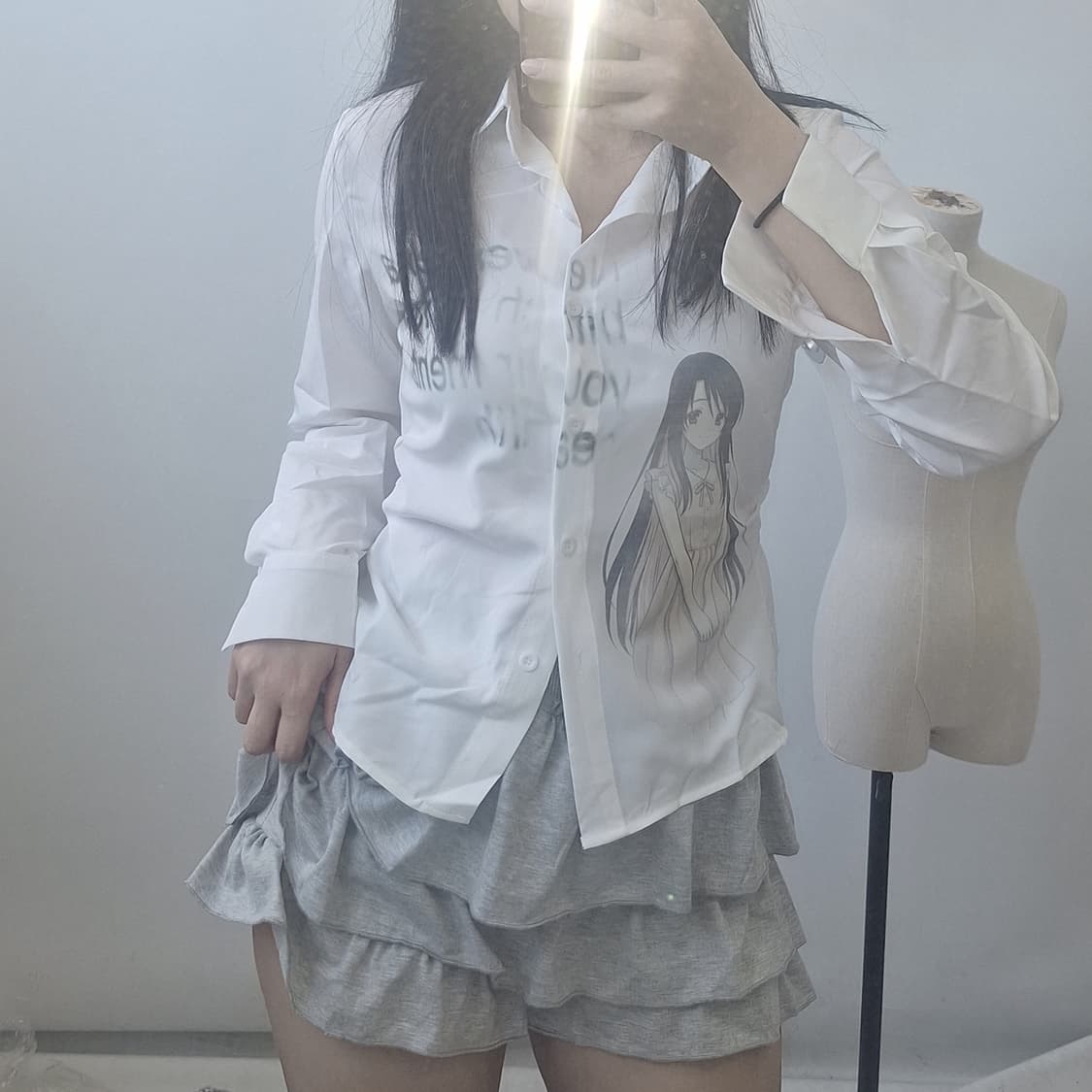 Ruin girl shirts 커스텀 셔츠 y2k 사이버코어  상품이미지3