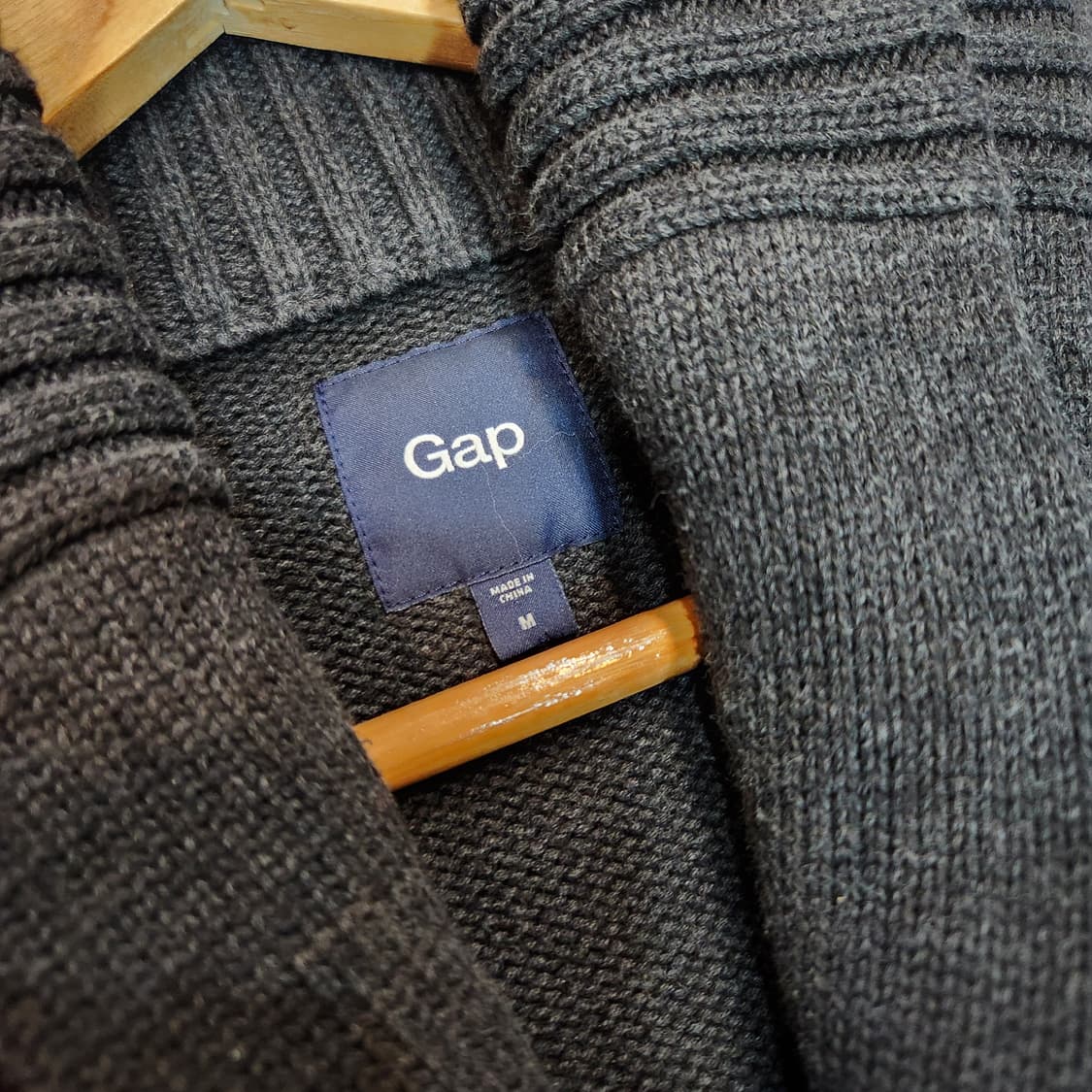 Gap 갭 유틸리티 헤비 니트 피셔맨 가디건 M 100 상품이미지2