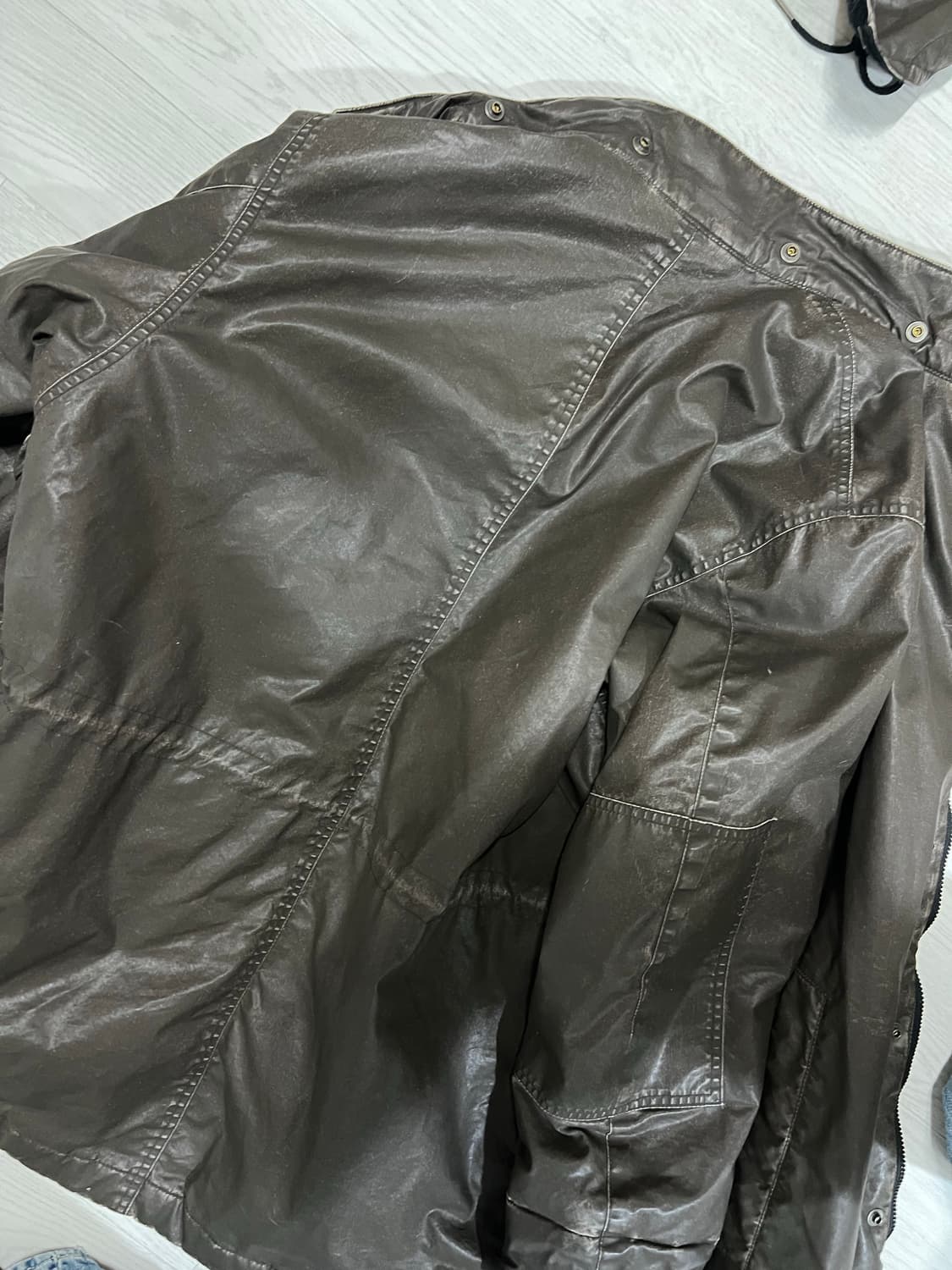 Series 가먼트다잉 왁스 코팅 자켓 상품이미지4