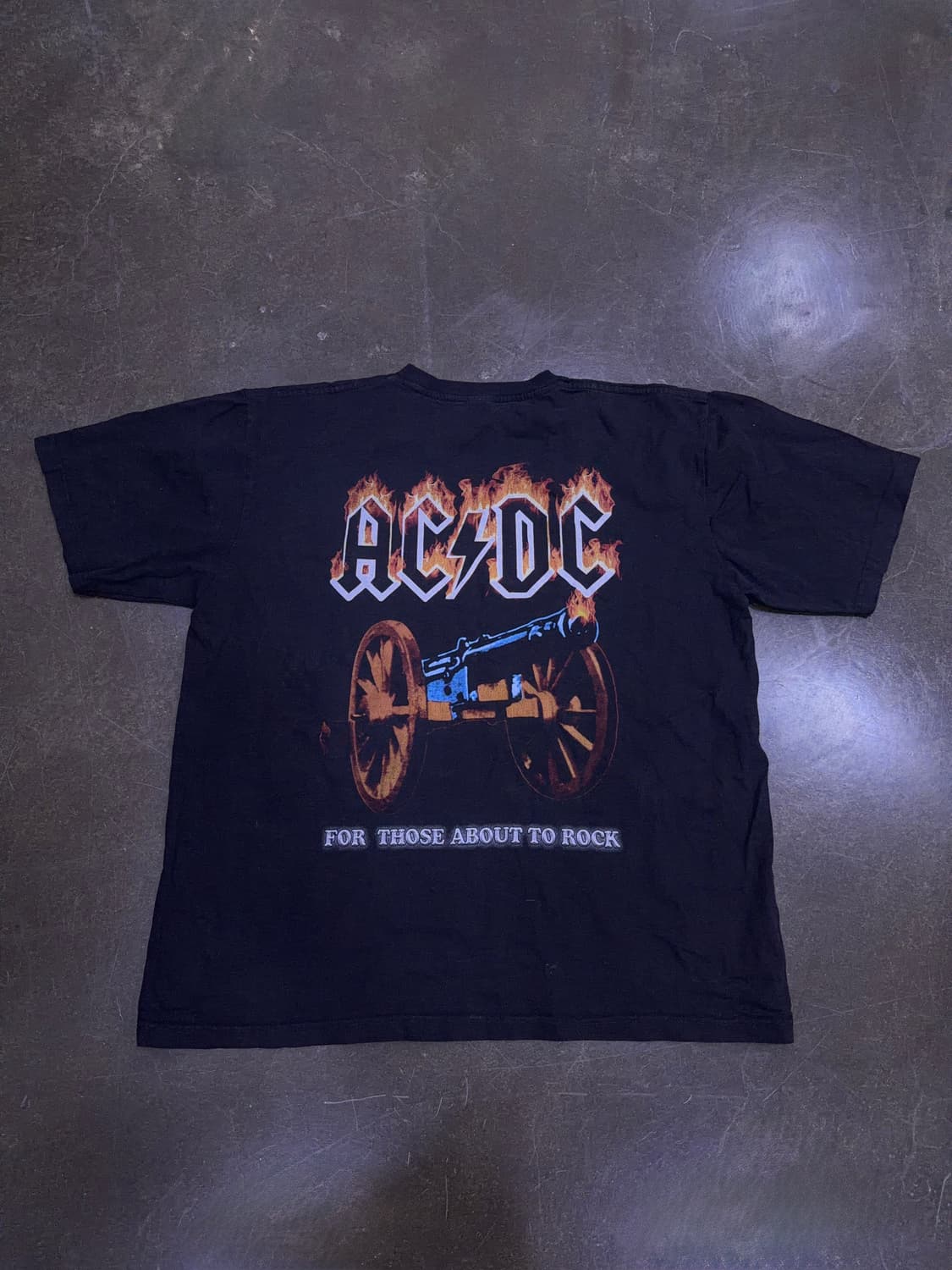 ACDC 빈티지 락밴드 Those About to Rock 티셔츠 XXL 상품이미지2