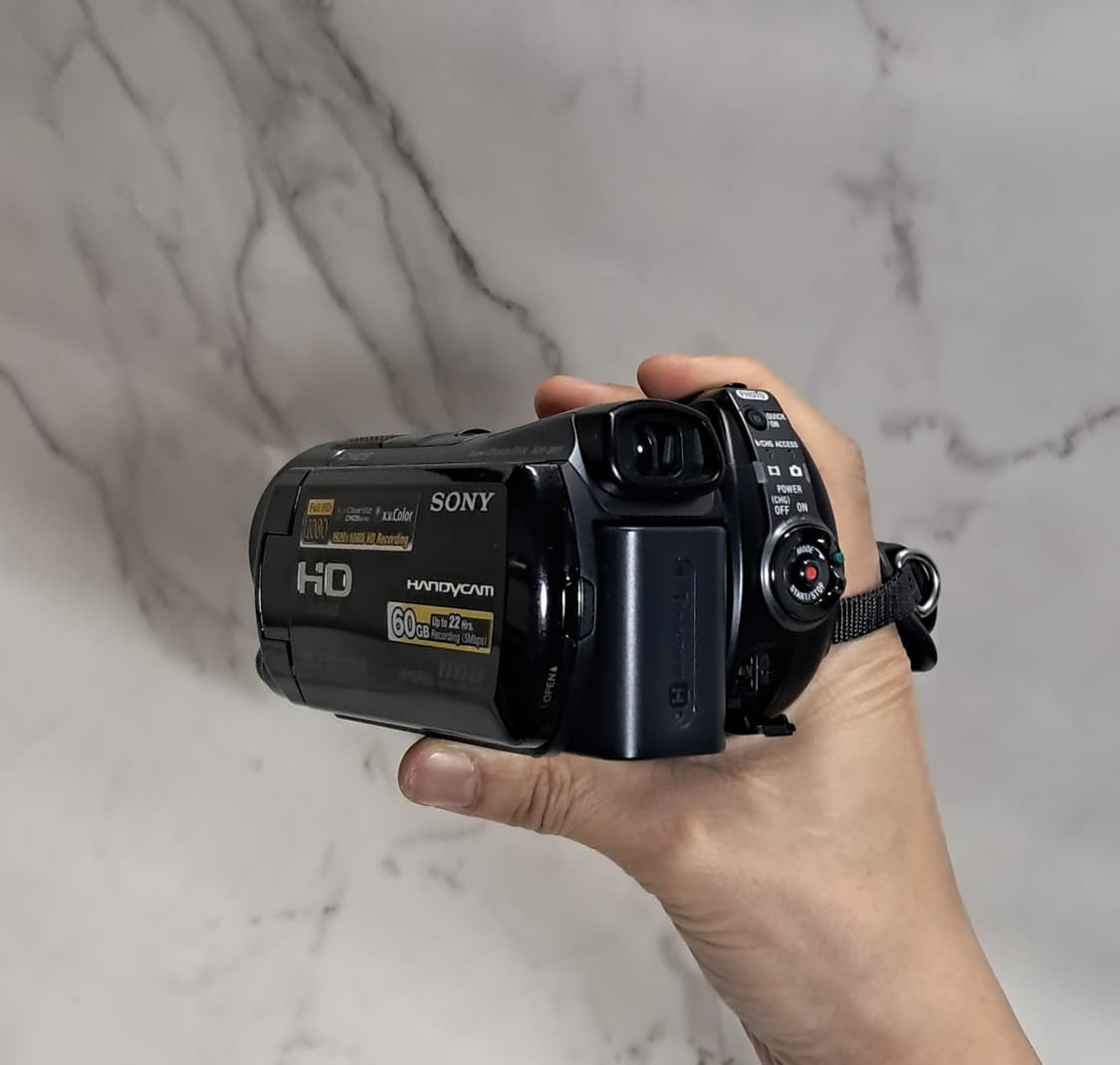 상태최상) 소니 HDD 60GB 핸디캠 HDR-SR11 캠코더 상품이미지1