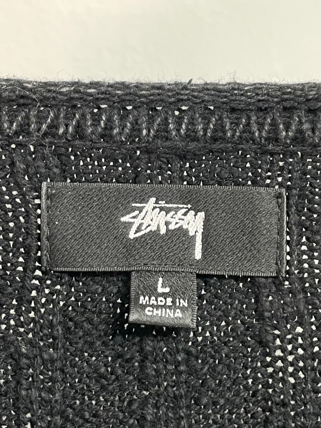 스투시 코튼 슬럽 립 크루넥 니트 (on.247) 상품이미지5