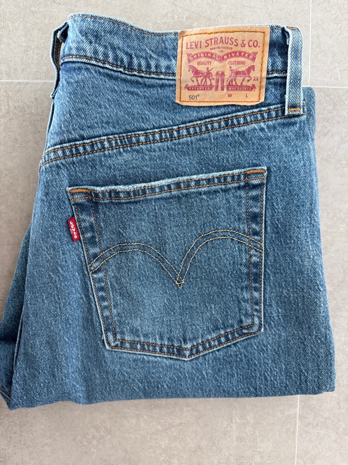 리바이스 501 오리지널 스트레이트 데님 (W32 L30) - 황금사이즈 상품이미지1