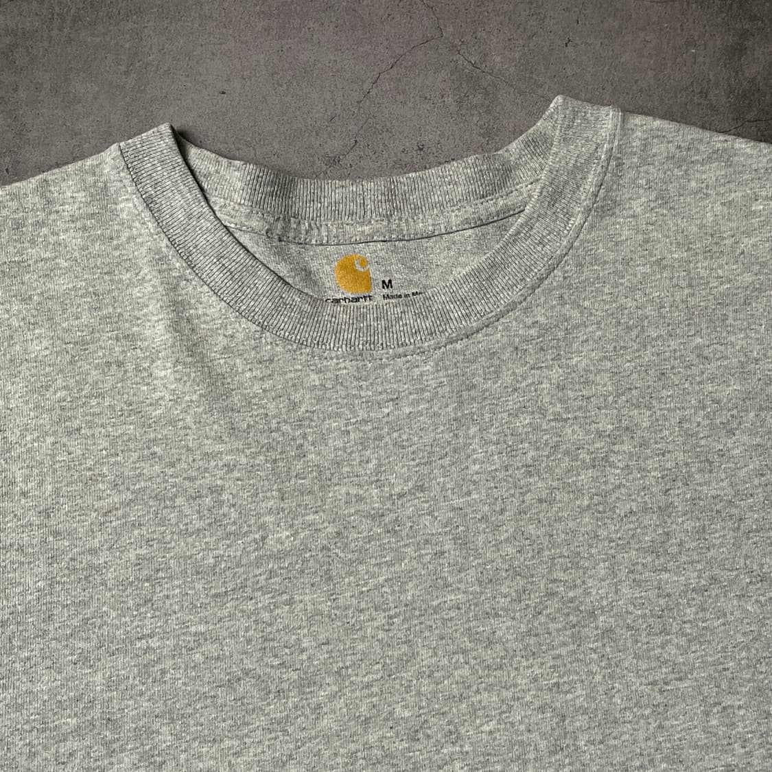 CARHARTT 칼하트 빈티지 그레이 그래픽 긴팔 티셔츠 A00890 상품이미지2