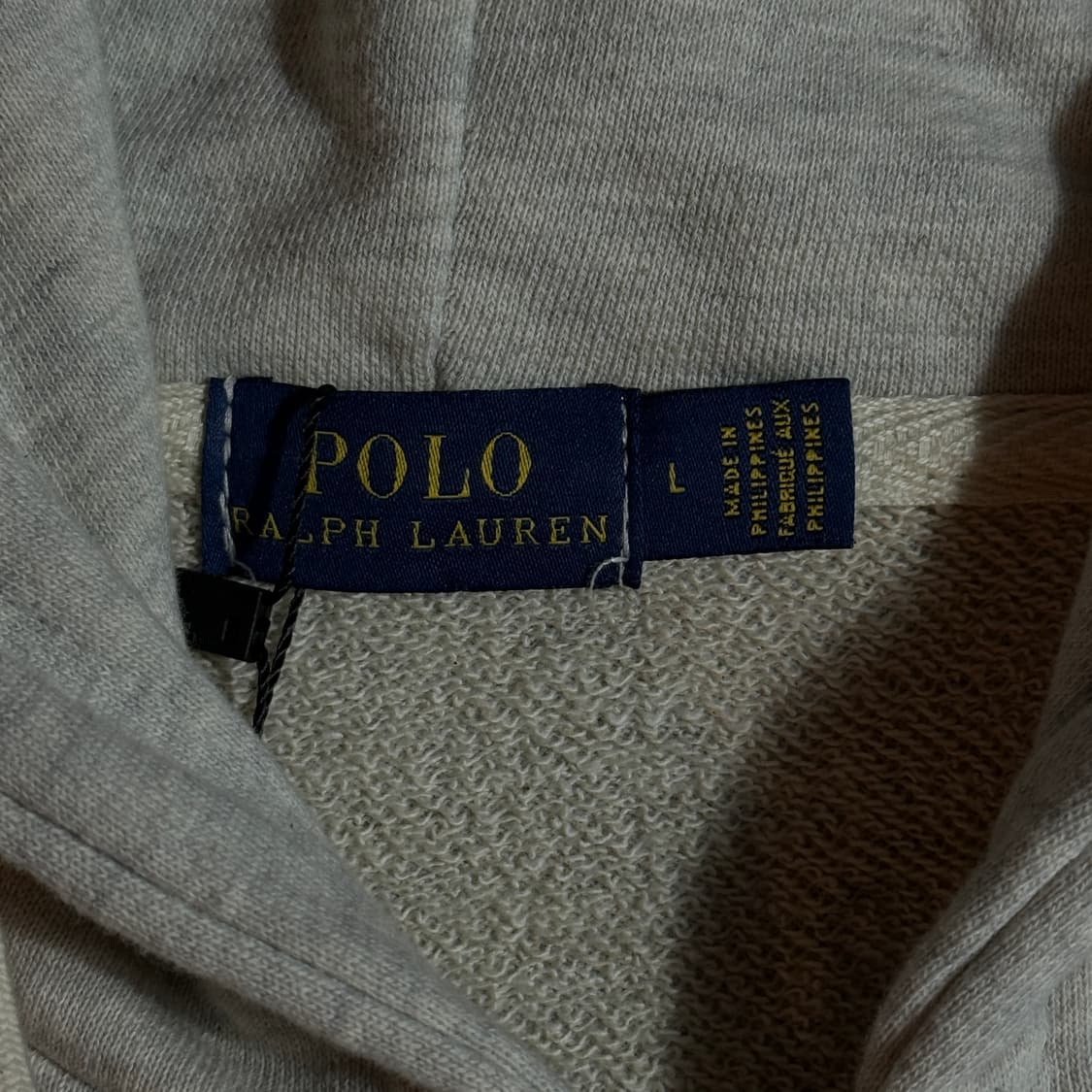 폴로 랄프로렌 그레이 후드집업 상품이미지3