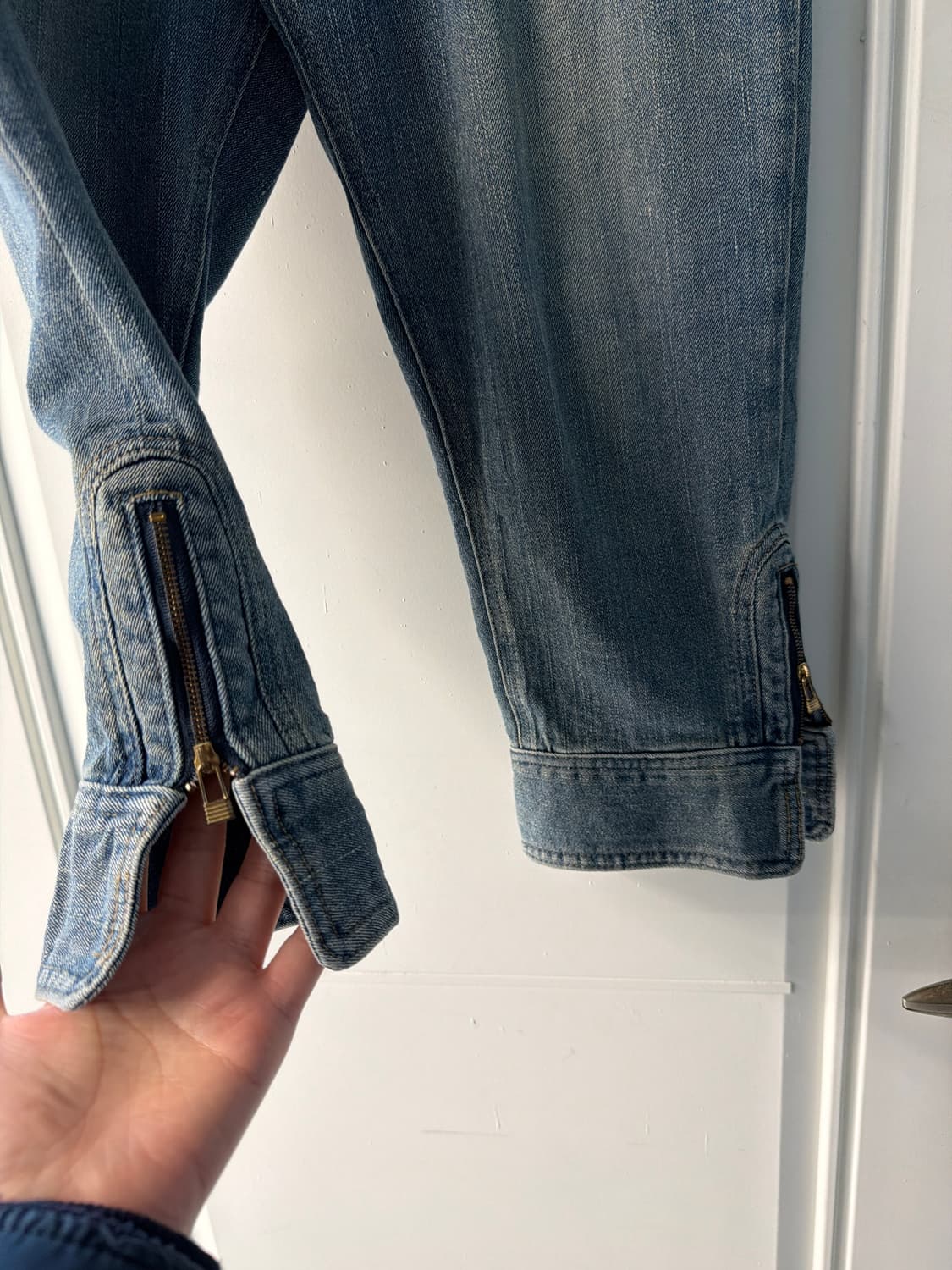 일본빈티지 옆트임 카프리 데님팬츠 상품이미지8