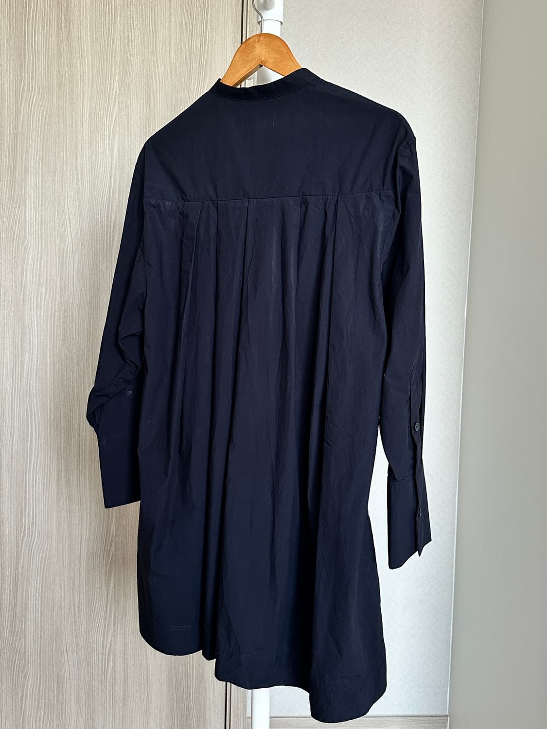 COS 코스 여성 미니 셔츠 드레스 원피스 칼라리스 네이비 상품이미지6