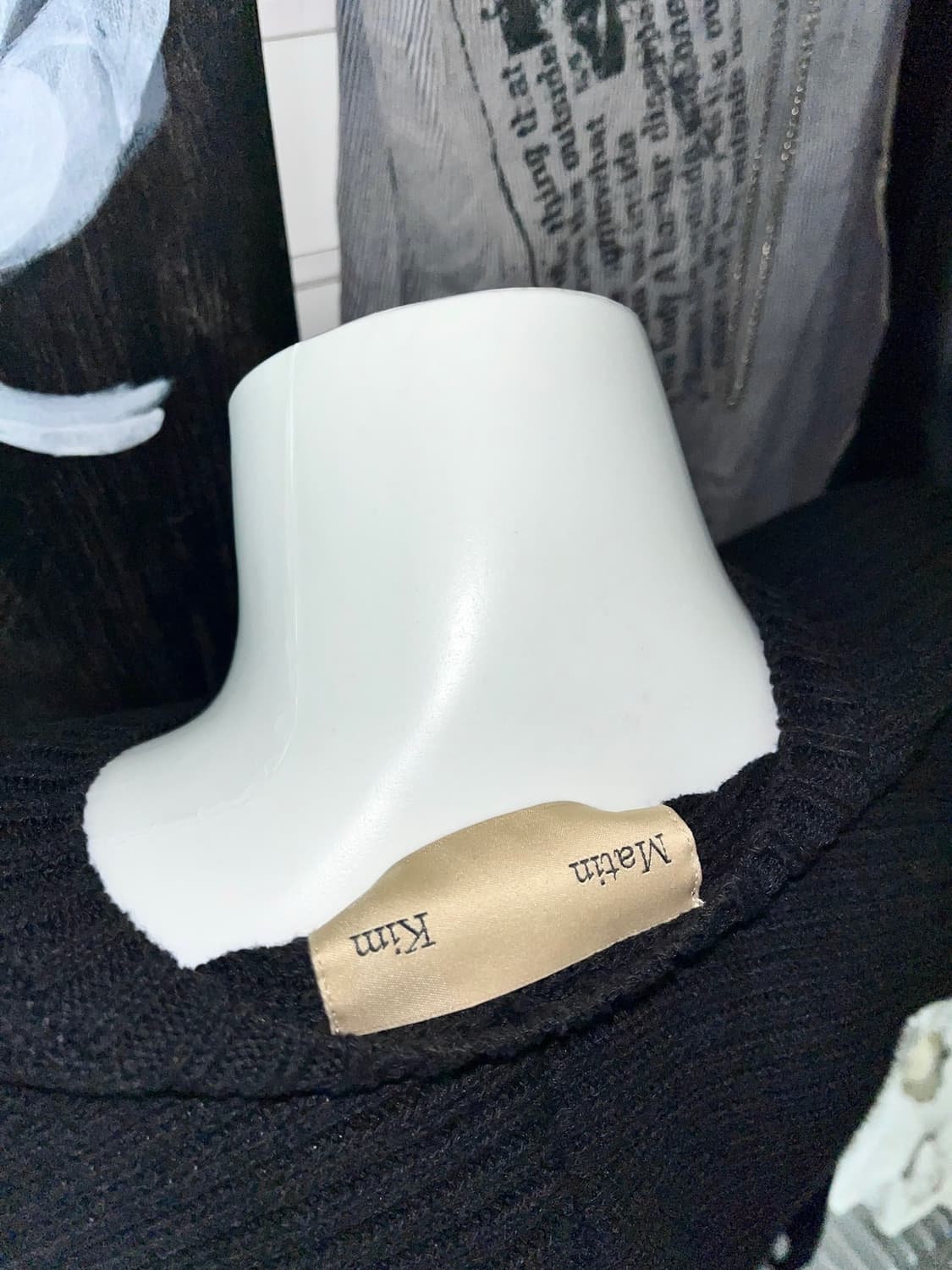 마틴 킴 핑거 홀 크롭 볼레로 상품이미지10