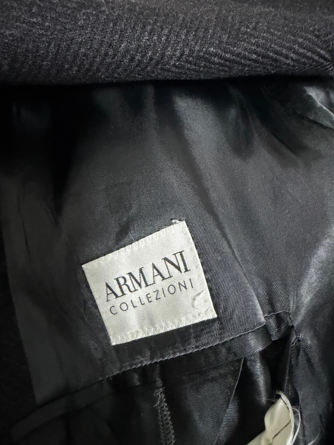 아르마니 꼴레지오니 울 캐시미어 롱 코트 상품이미지2