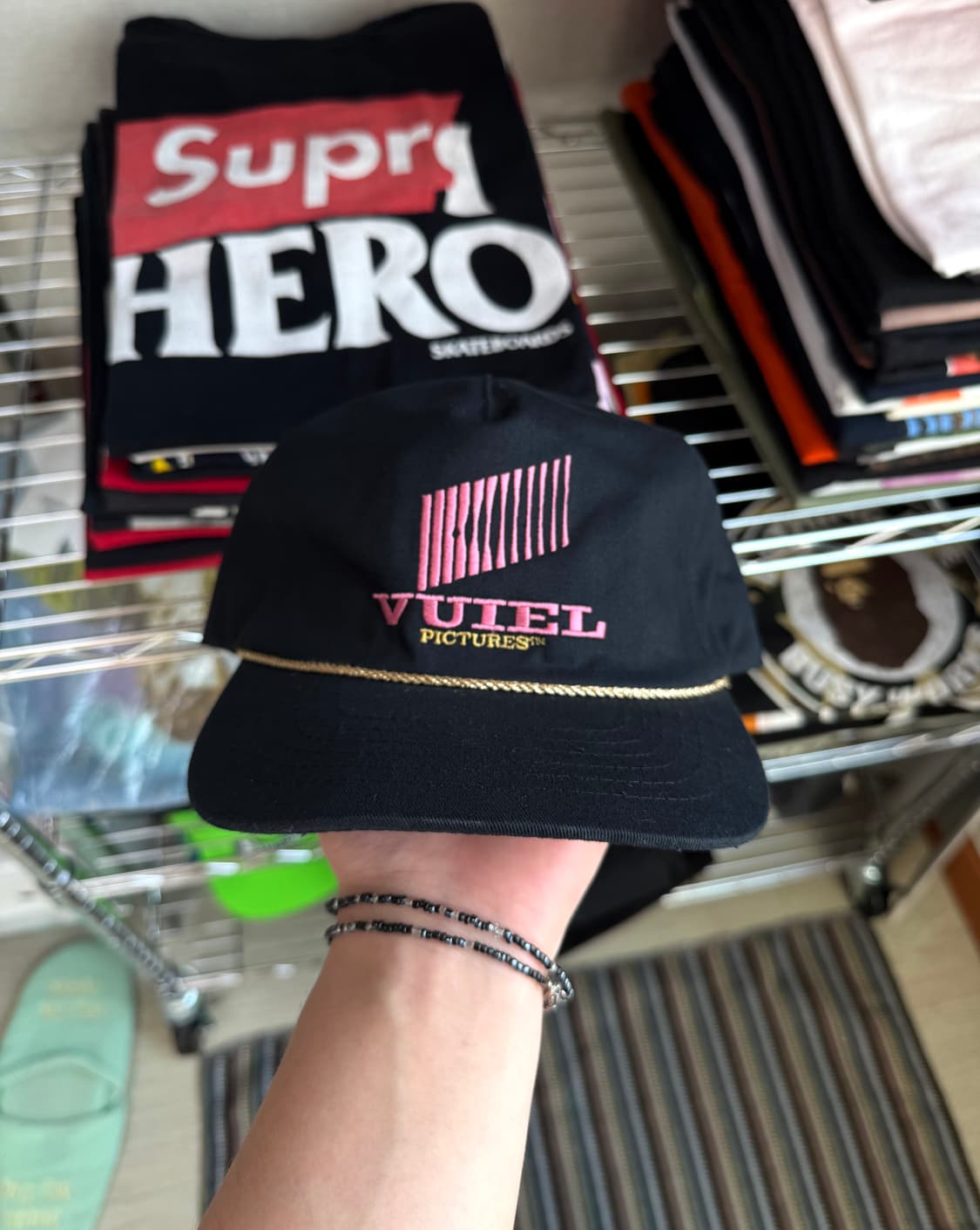 뷔엘 vuiel 블랙 모자 상품이미지1