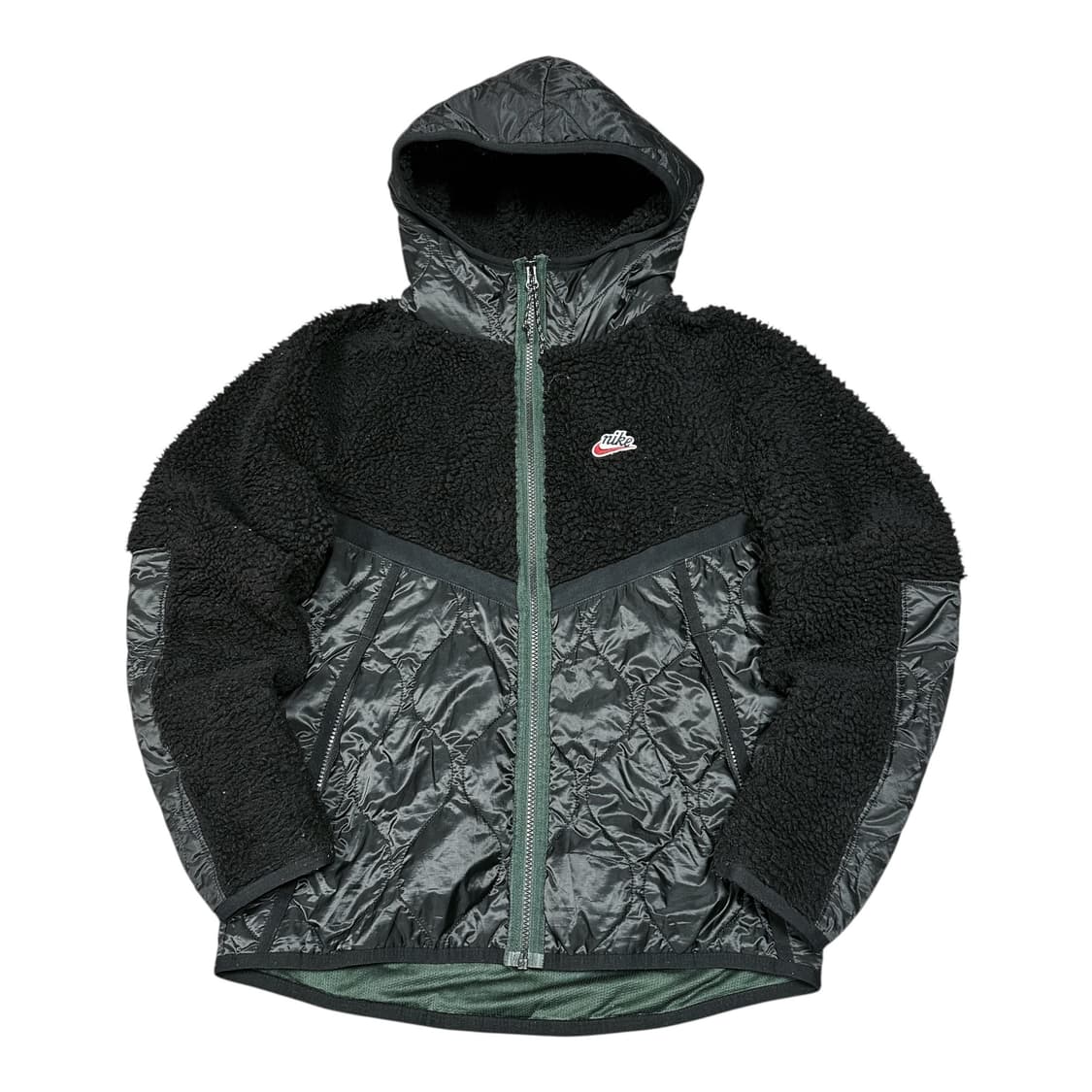 ✨ (바배) 나이키 헤리티지 쉐르파 퀄팅 후드 집업  상품이미지1