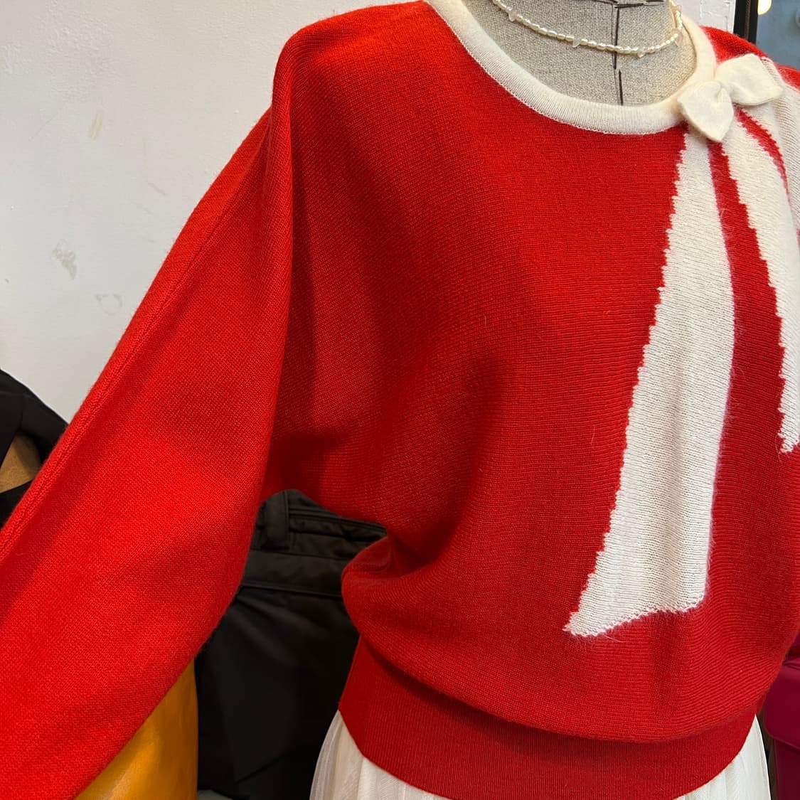 앙고라 리본 니트 상품이미지6