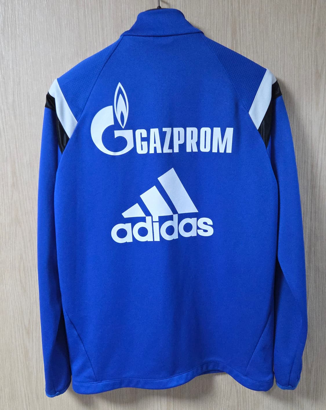 (착샷) 아디다스 샬케04 유니폼 하프 져지 트레이닝 탑  상품이미지6