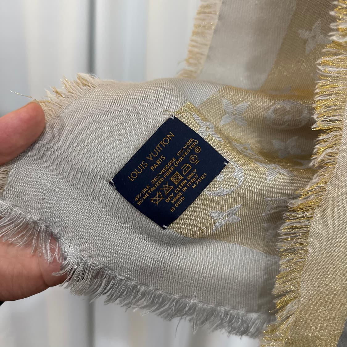 [정품] 루이비통 모노그램 샤인숄 M75122 상품이미지4