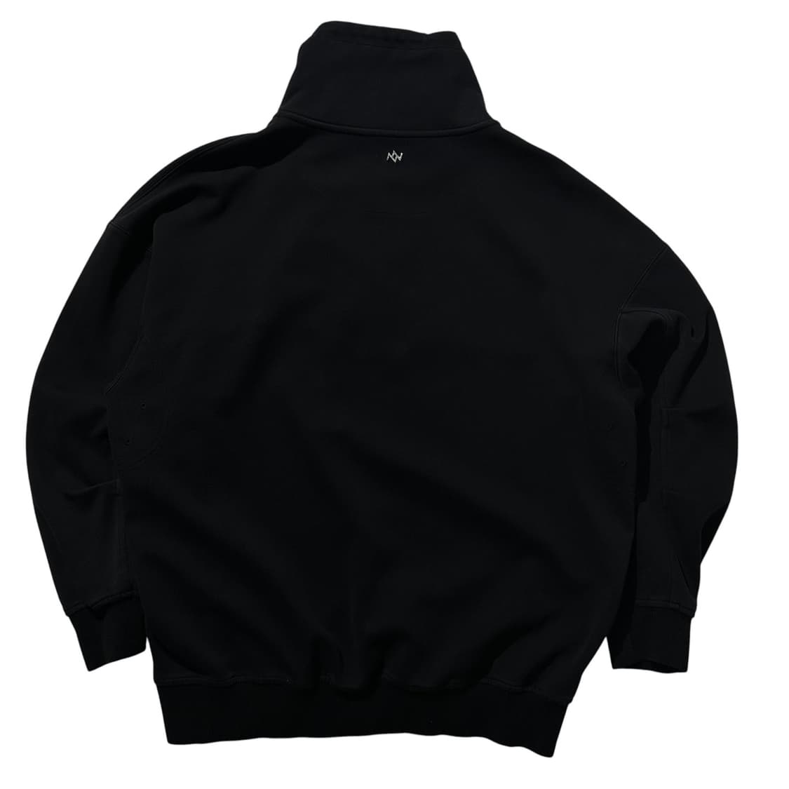 지제로 송지오옴므 팬서 하이넥 하프집업 맨투맨 블랙 상품이미지3