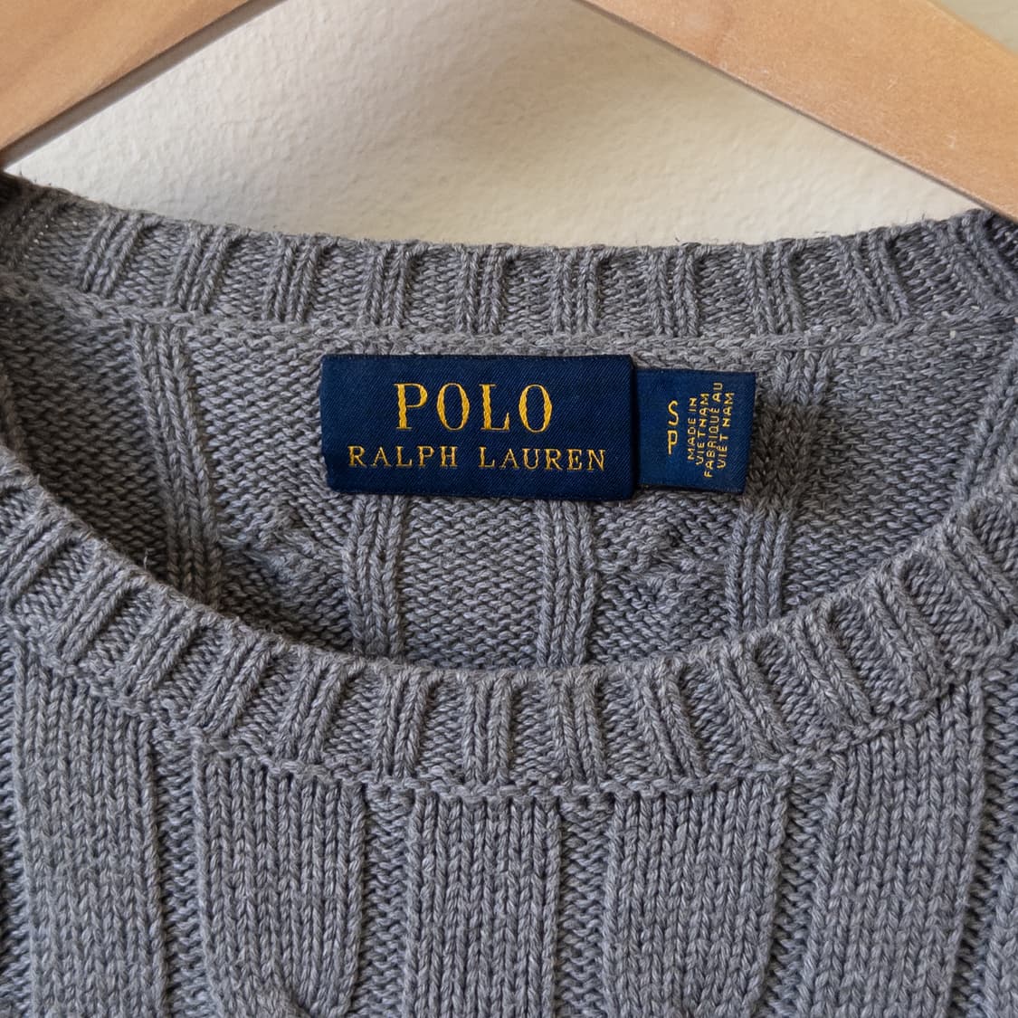 폴로 케이블 스웨터  상품이미지6