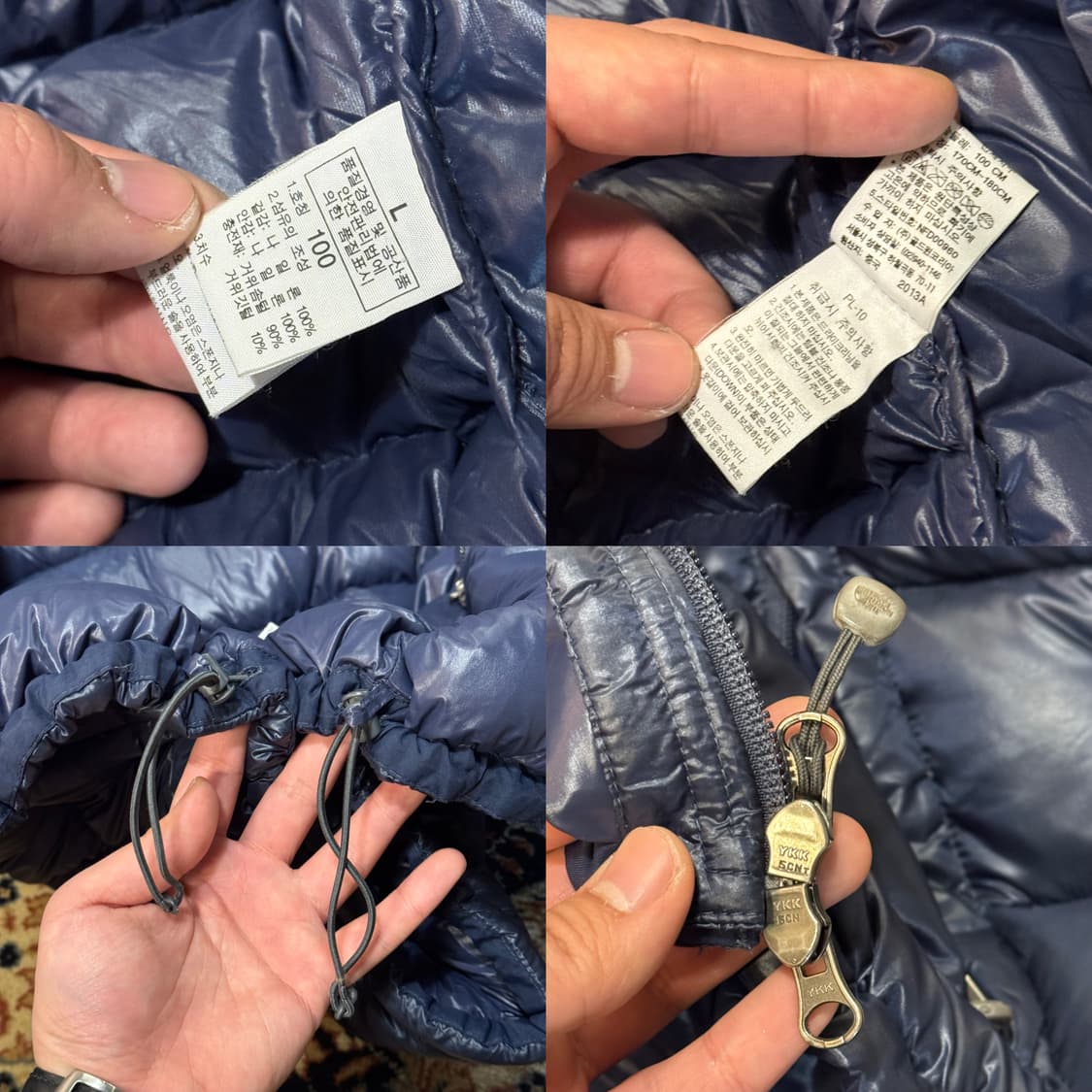 노스페이스 퍼텍스 퀀텀 초경량패딩 (XL) 구스다운 상품이미지9