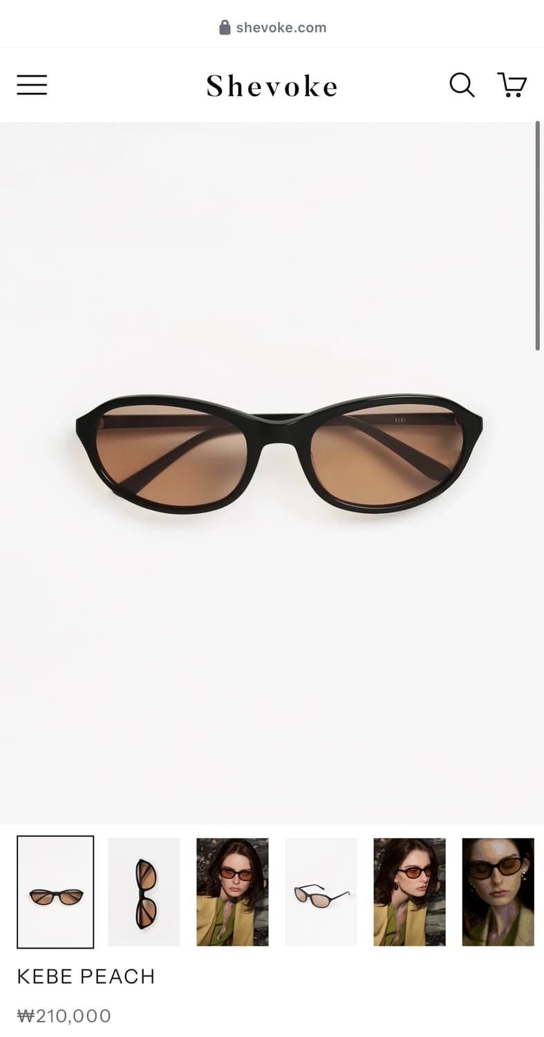 Shevoke Kebe Peach 선글라스 상품이미지1