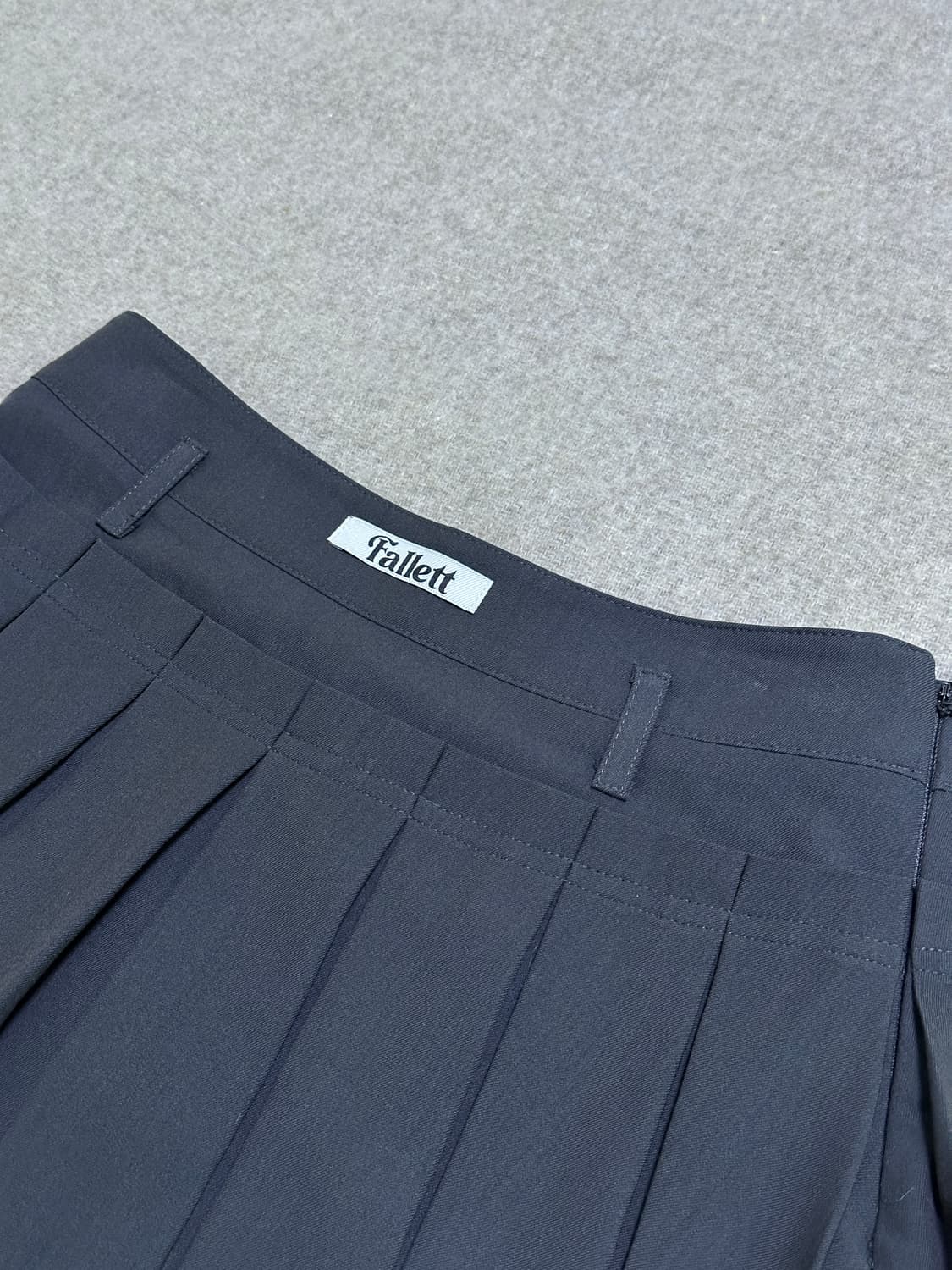 팔렛 플리츠스커트 그레이 상품이미지4