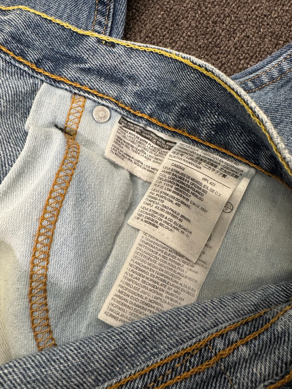36)리바이스 빈티지 505 데님팬츠 상품이미지4