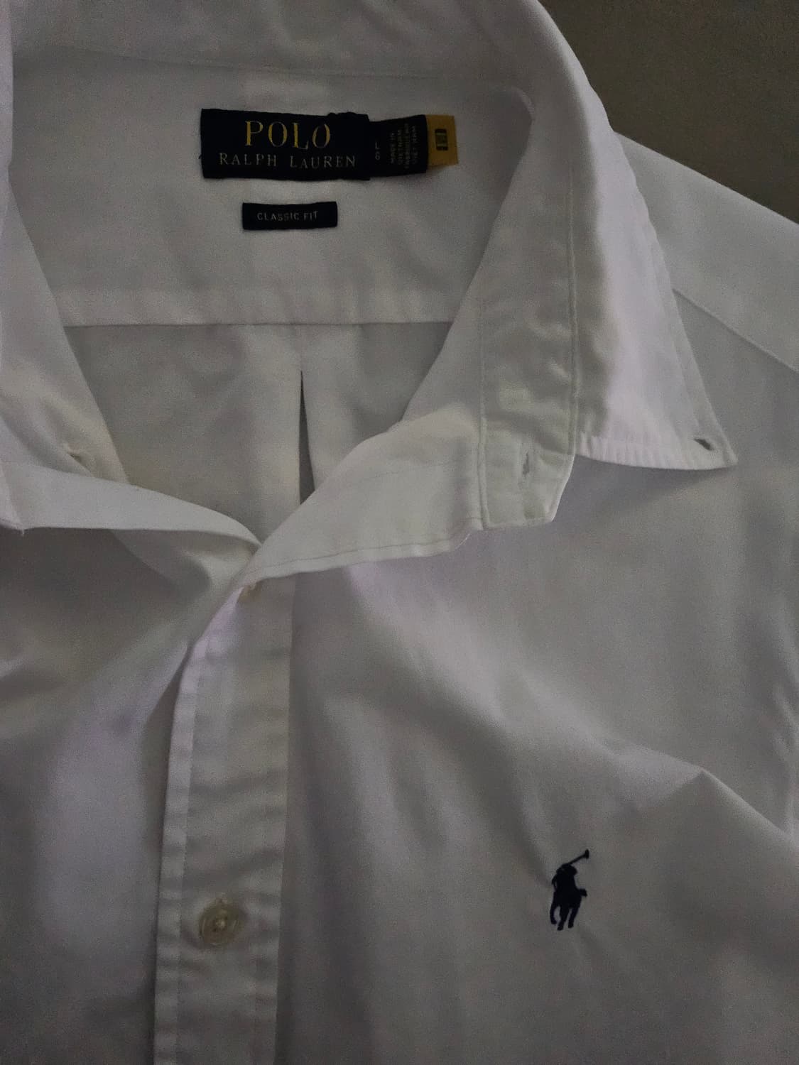 [거의 새것] 폴로 랄프로렌 포플린 셔츠 남방 클래식 L 상품이미지2
