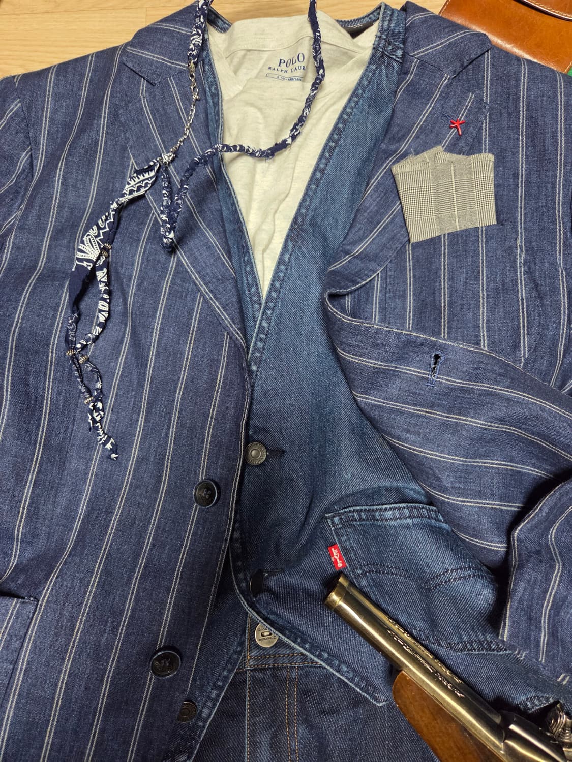 (새상품)(ITALY)Atpco 자켓 블레이저 수트 정장 상품이미지7