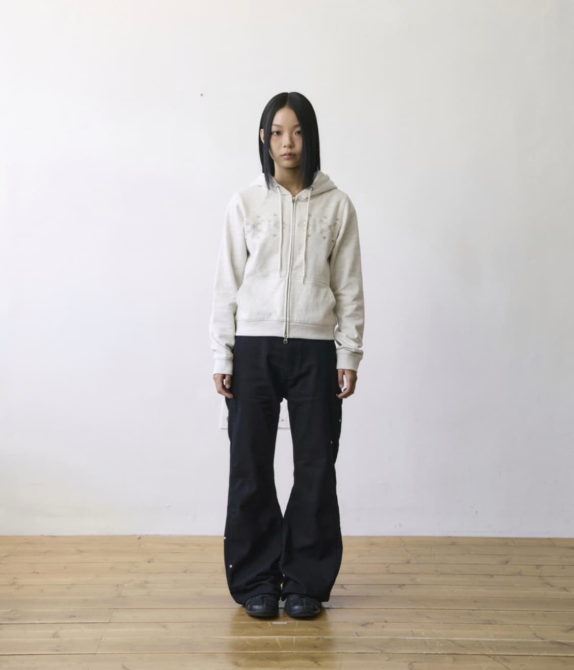 더콜디스트모먼트 노르딕 후드집업 S 상품이미지2