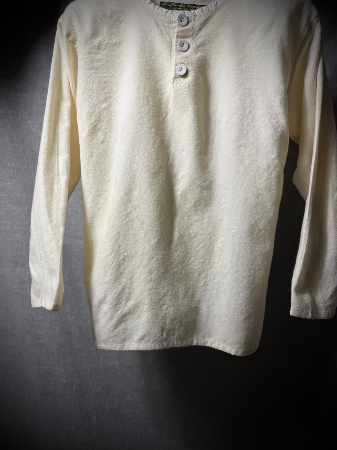 Paul Harnden Shoemakers Wool Henley Neck 상품이미지3