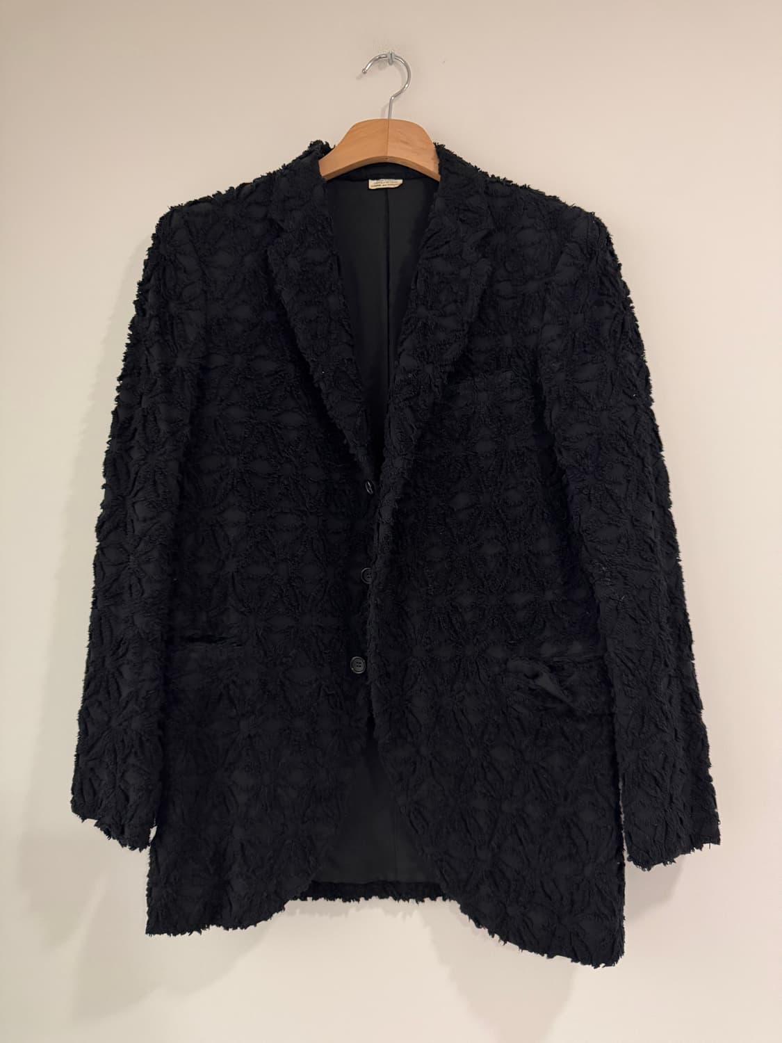 꼼데가르송 옴므 플러스 텍스처드 코튼 3버튼 블레이저 (PL-J064) 상품이미지1