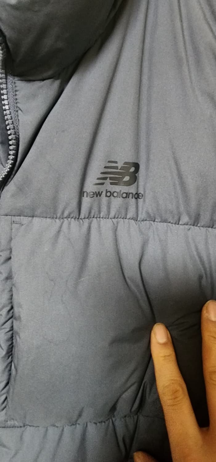 뉴발란스 남성 액티브 숏 구스 패딩 블랙xl 상태굿 상품이미지7