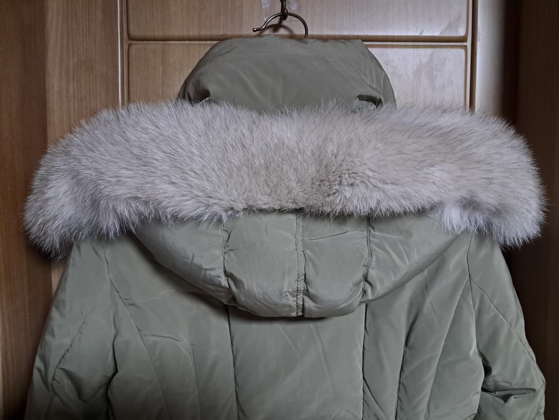 시슬리 폭스퍼 롱패딩 42 상품이미지4