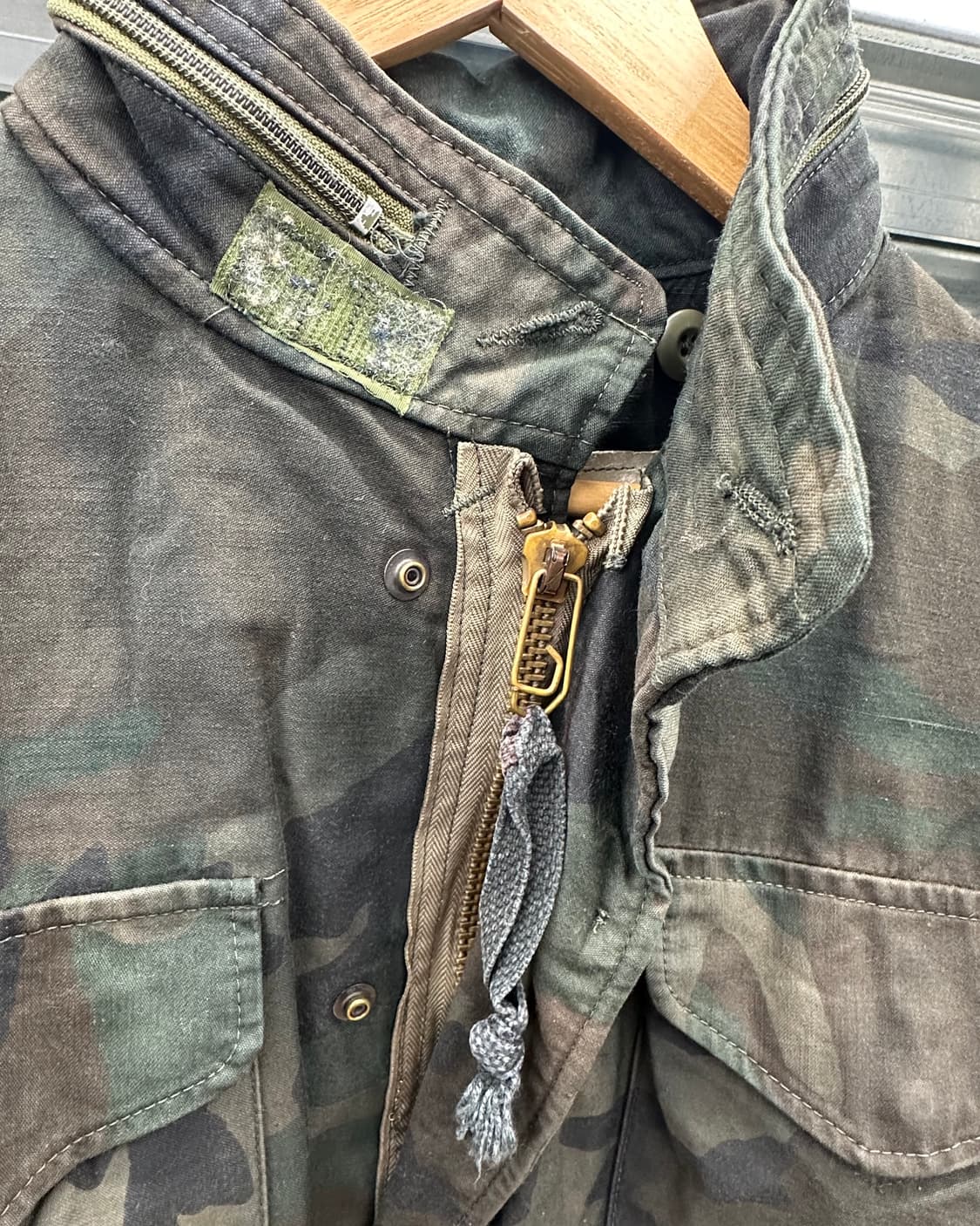 (L)80'S 카모 M-65 필드자켓-M1984 상품이미지5