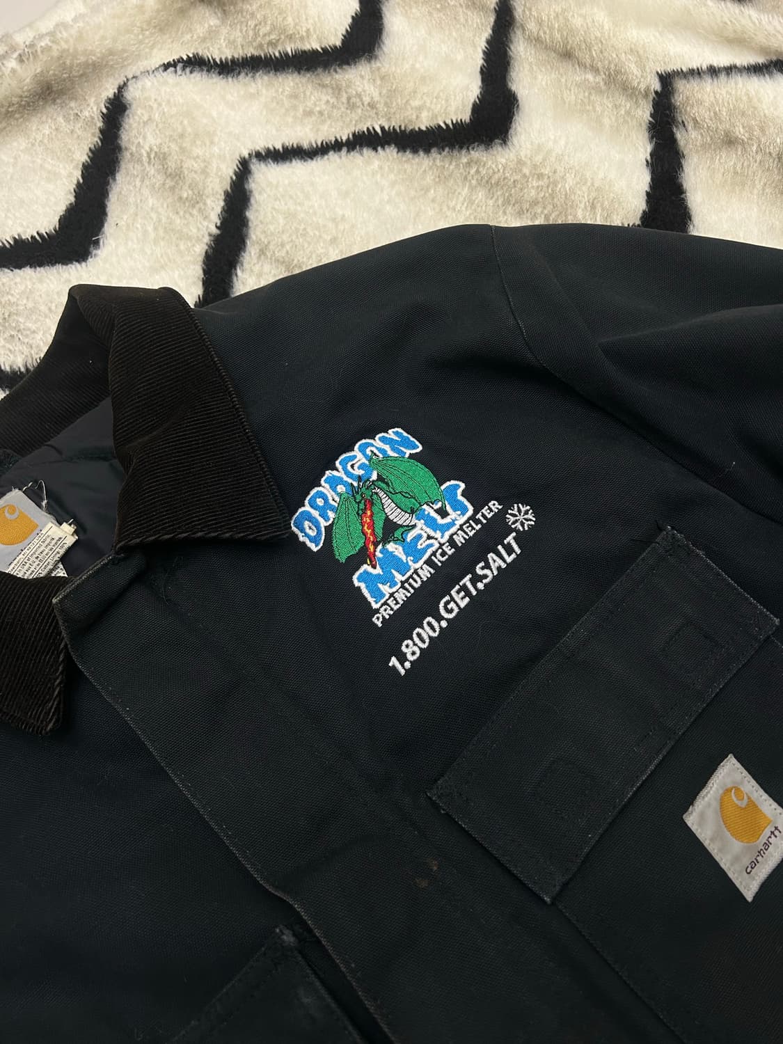 [3XL]칼하트USA 트레디셔널 코트 자켓/퀄팅안감/블랙 상품이미지1