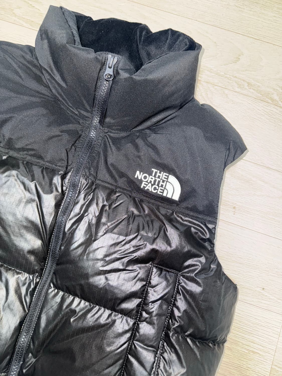 노스페이스 눕시 패딩 조끼 블랙 M 상품이미지3