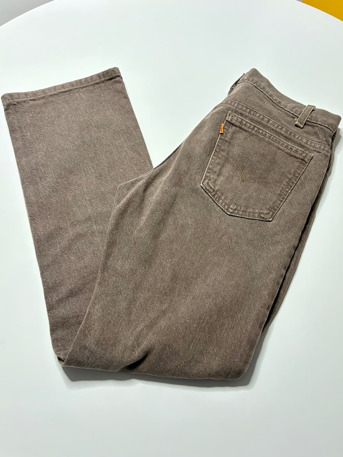 levis 517 오렌지탭 브라운 부츠컷 데님 32x32 상품이미지2