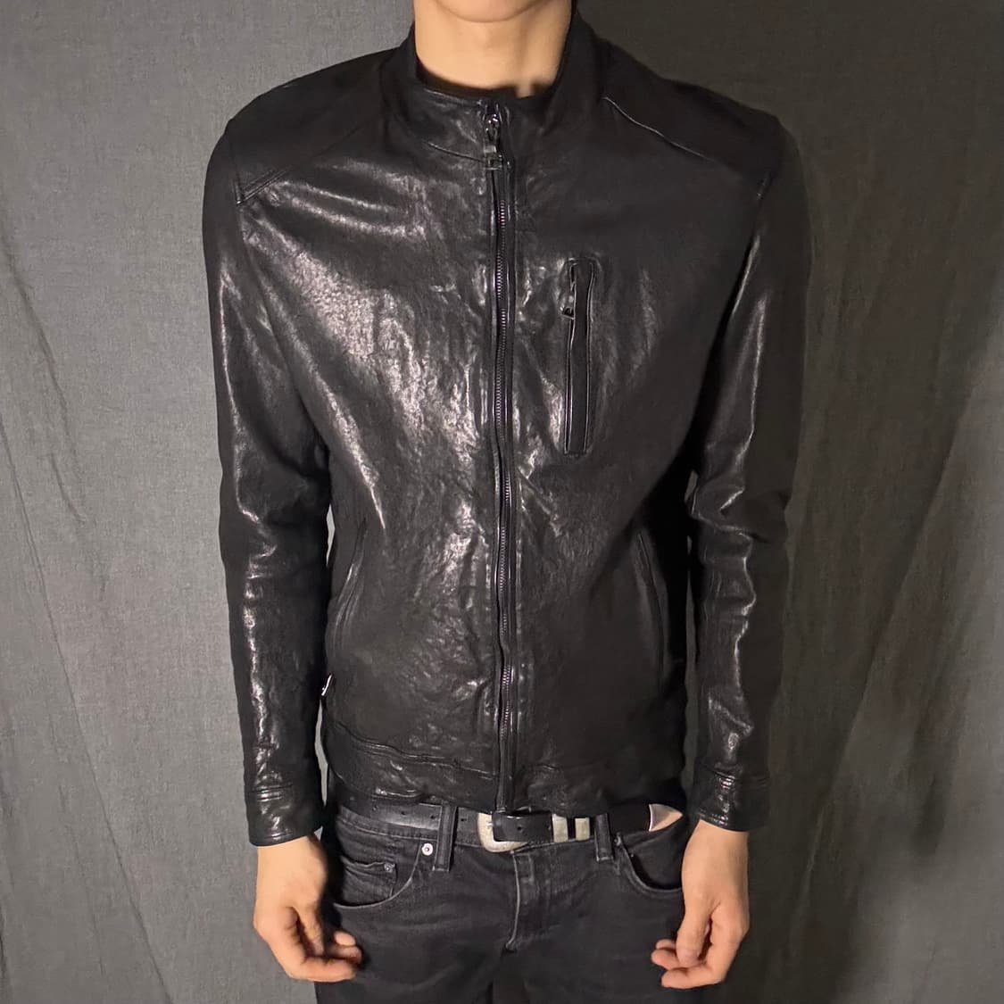 ltaly lamb skin leather jacket 상품이미지2