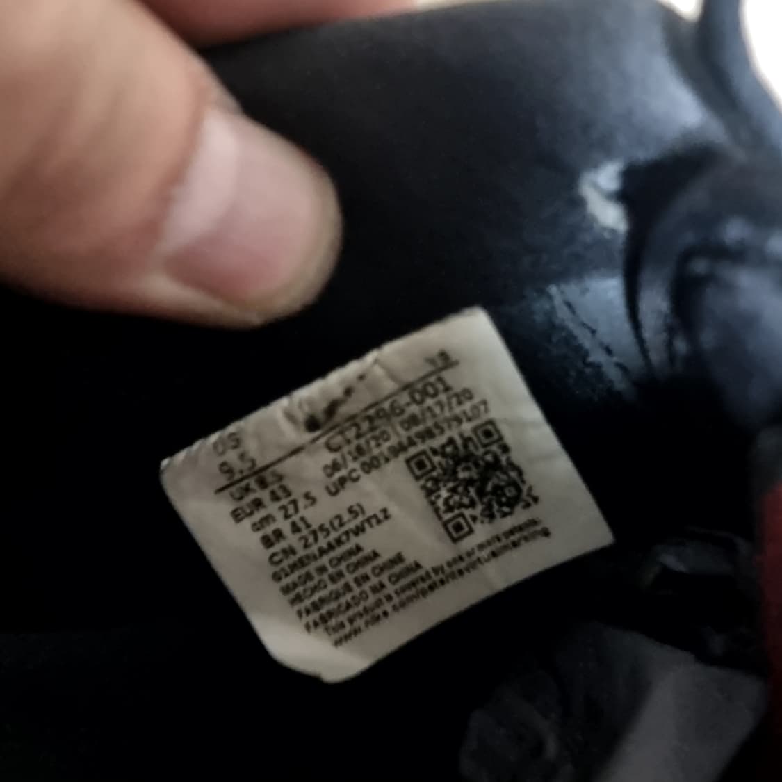 나이키 3M 에어포스 블랙 운동화(275) 상품이미지6