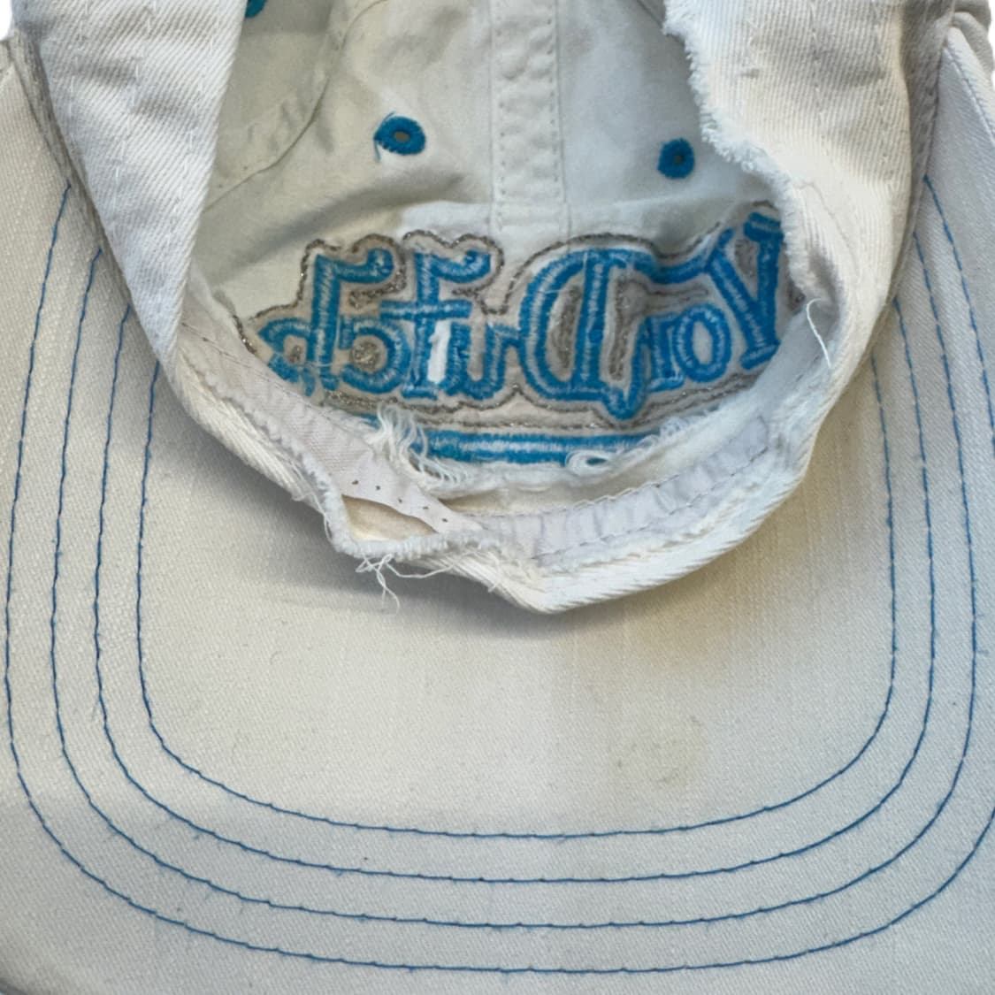 본더치 Y2K 흰하 볼캡 상품이미지5