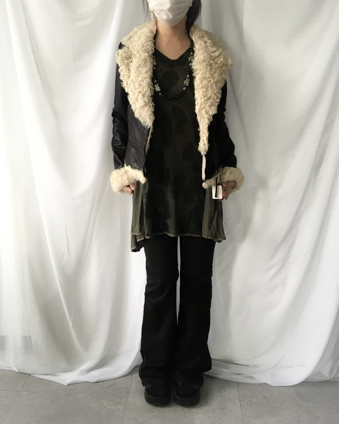 Lamb fur mixed mustang 상품이미지5